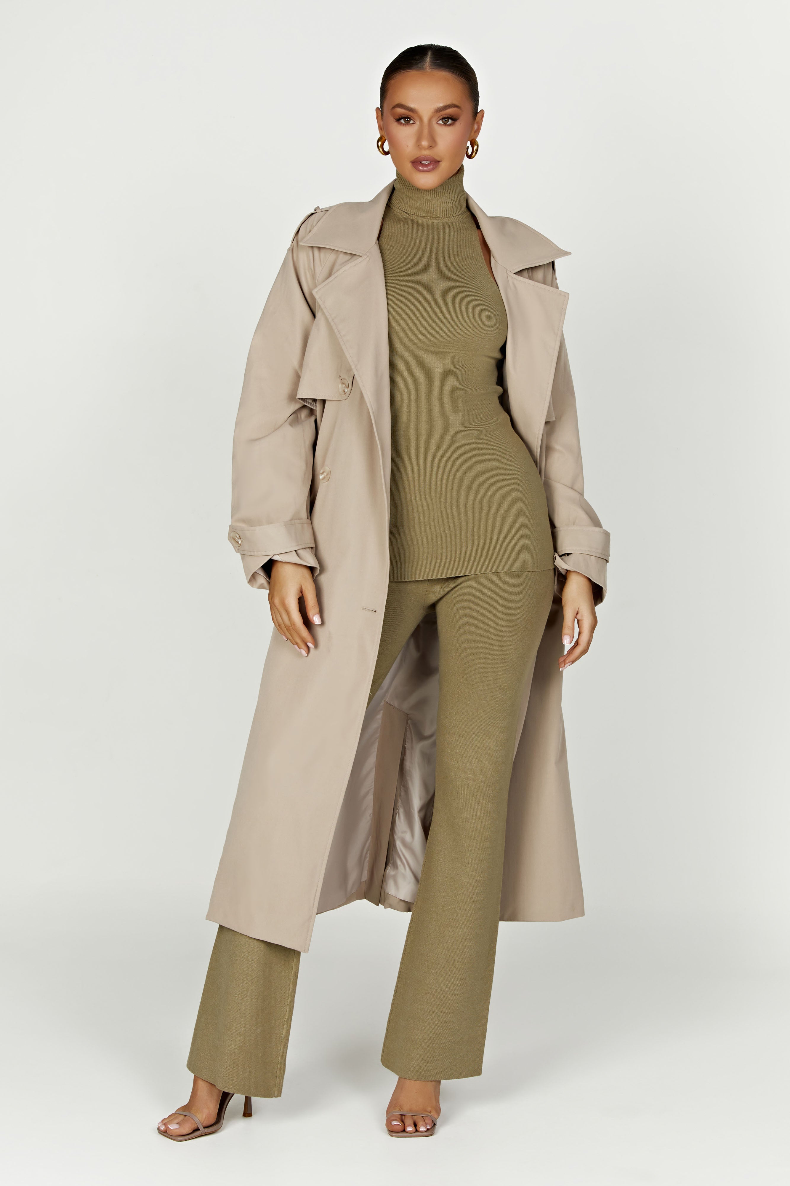 Levauro  Andreas Oversize Trençkot - Bej