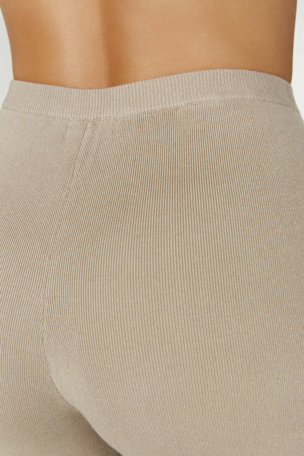 Levauro Rosetta Flare Örgü Pantolon - Taupe