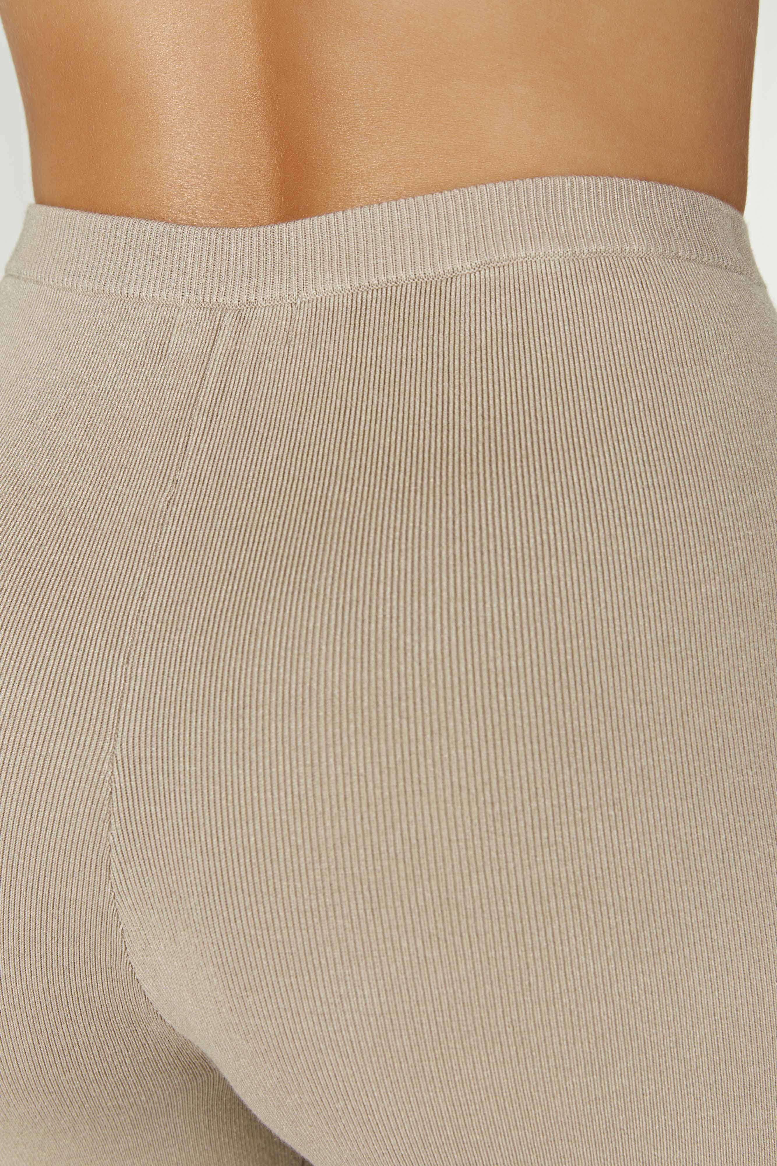 Levauro Rosetta Flare Örgü Pantolon - Taupe
