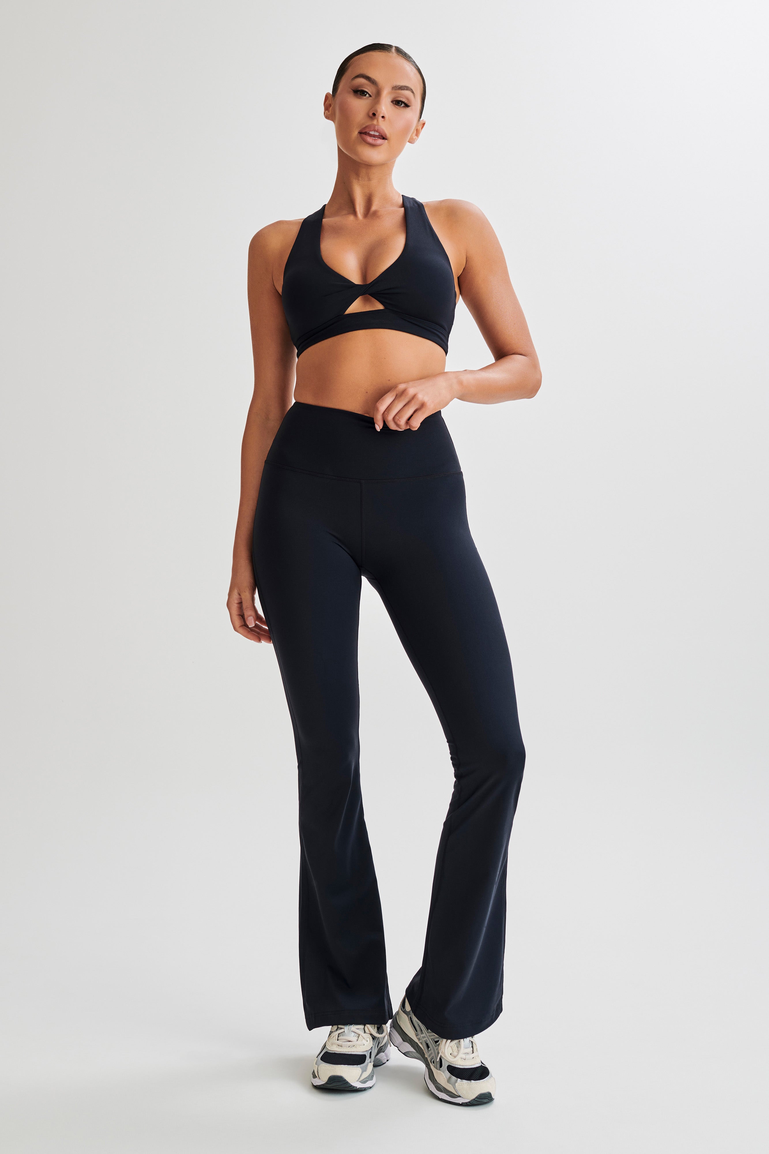 Levauro Jesse Flared Yoga Pantolonu - Siyah