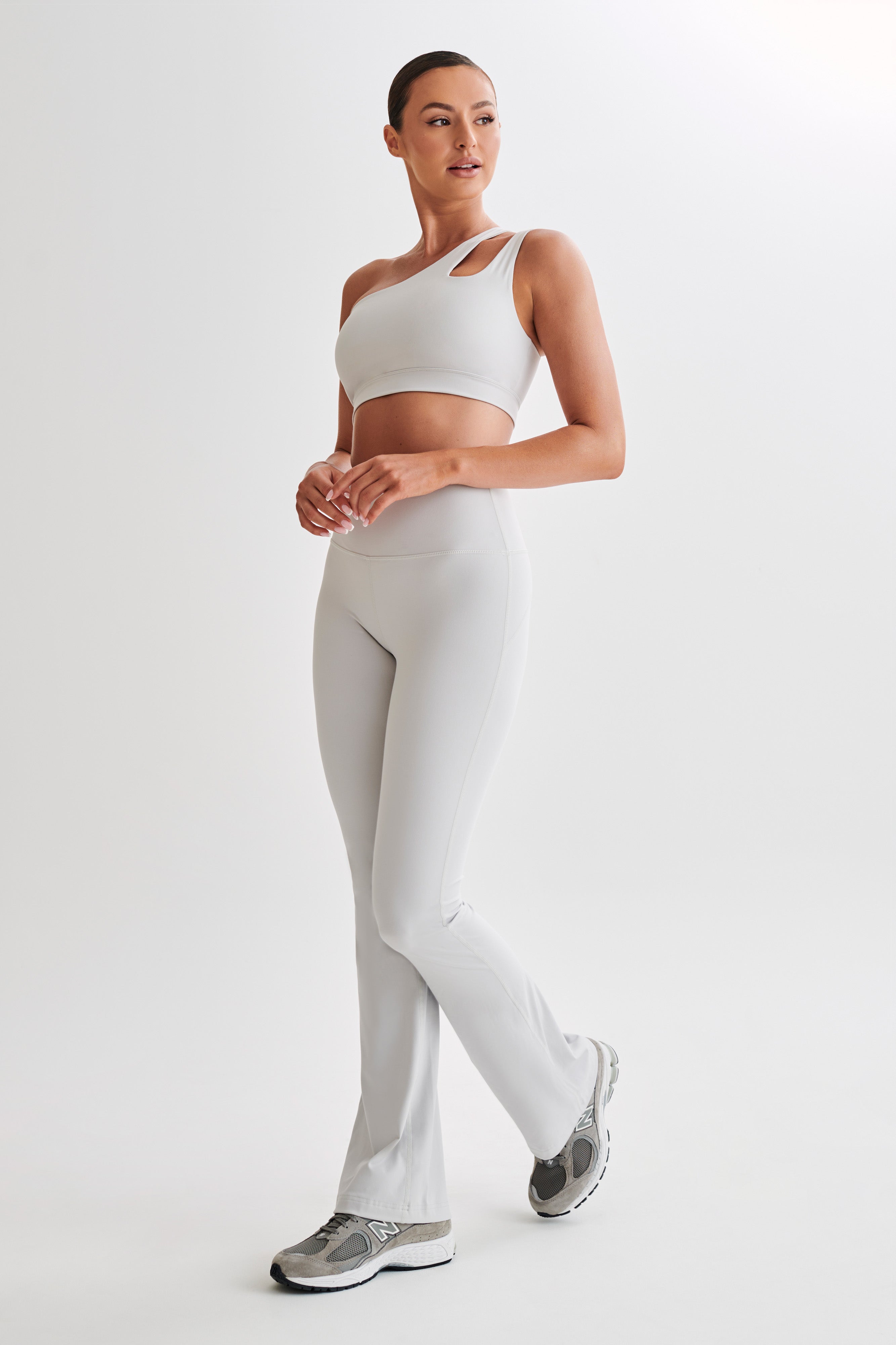 Levauro Jesse Flared Yoga Pantolonu - Buz Grisi