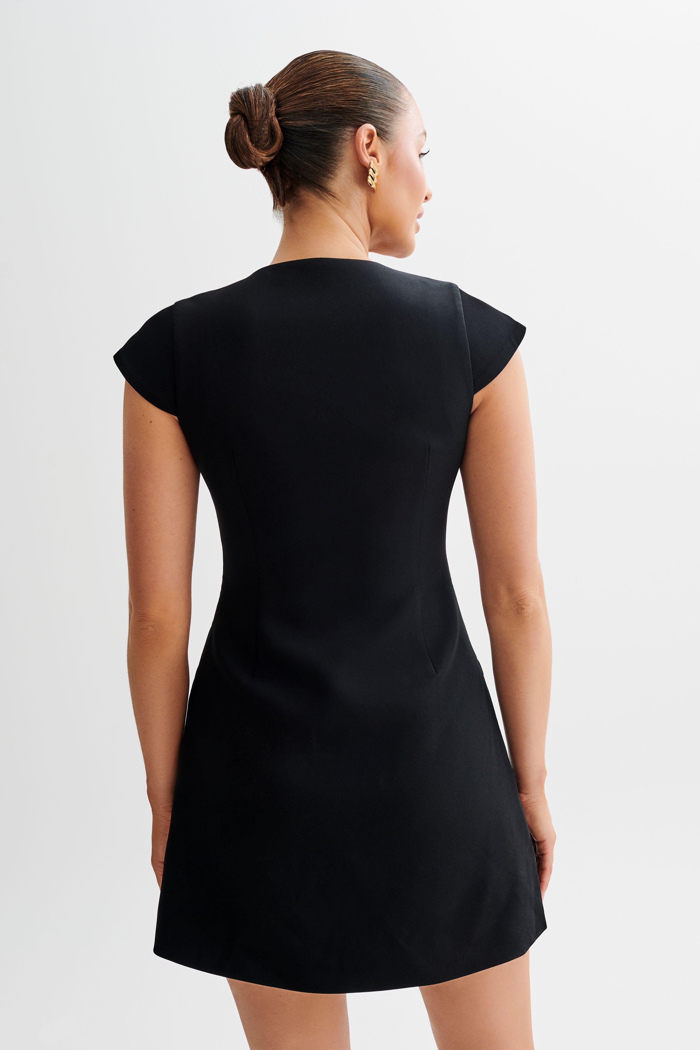 Levauro  Kiernan Kolsuz Blazer Elbise - Siyah