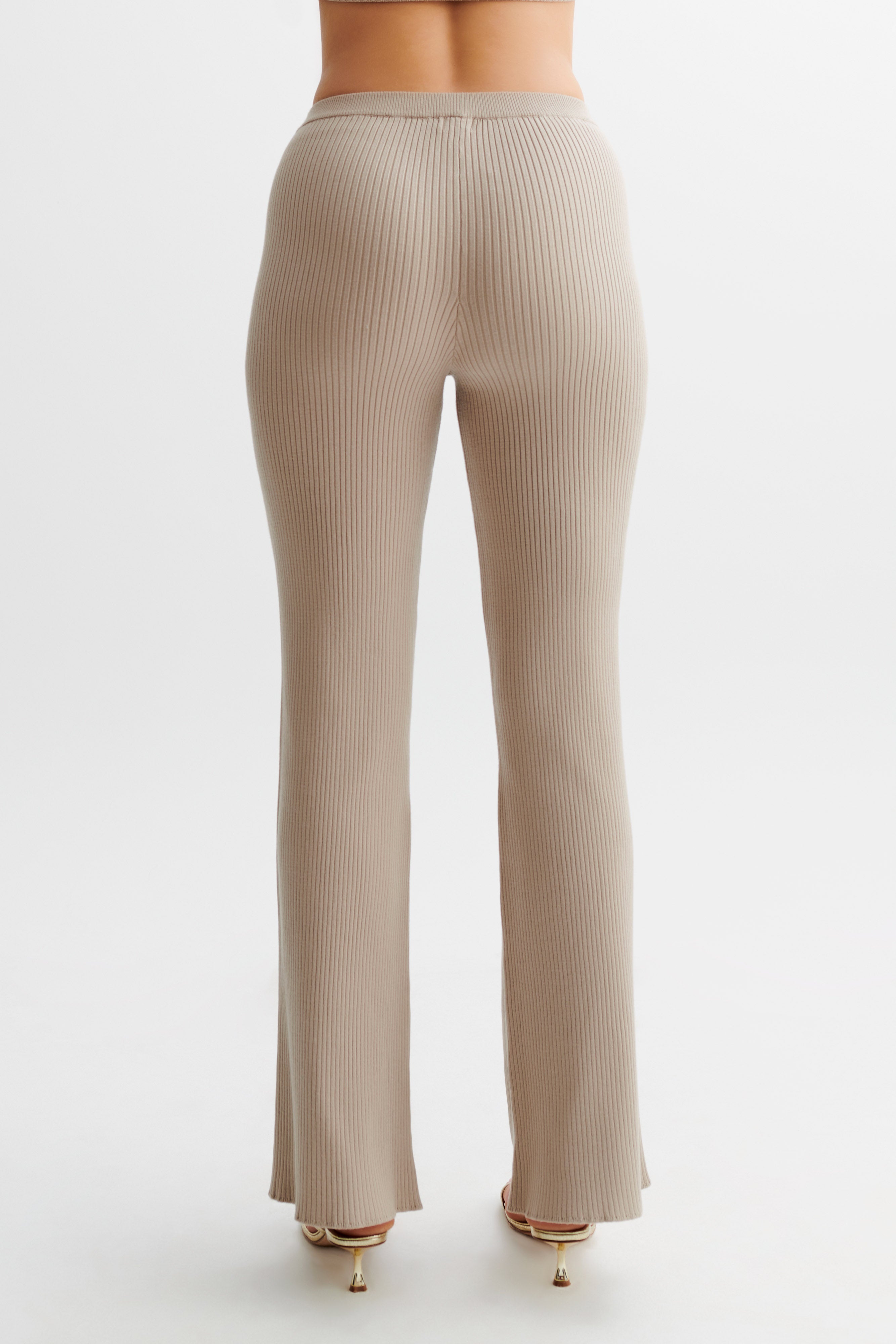 Levauro Calypso Örgü Pantolon - Tawny Gri