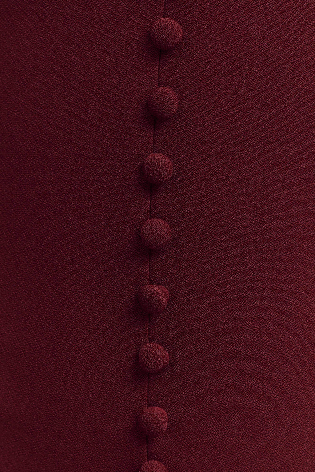 Levaru  Annita Krep Boyundan Bağlamalı Midi Elbise - Merlot