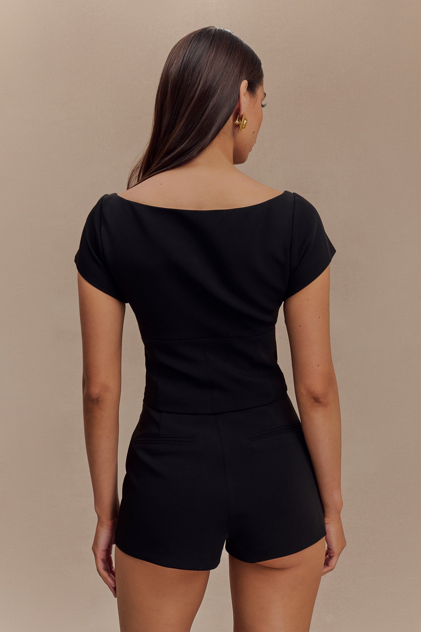 Levaru  Celeste Pantolon Şort - Siyah