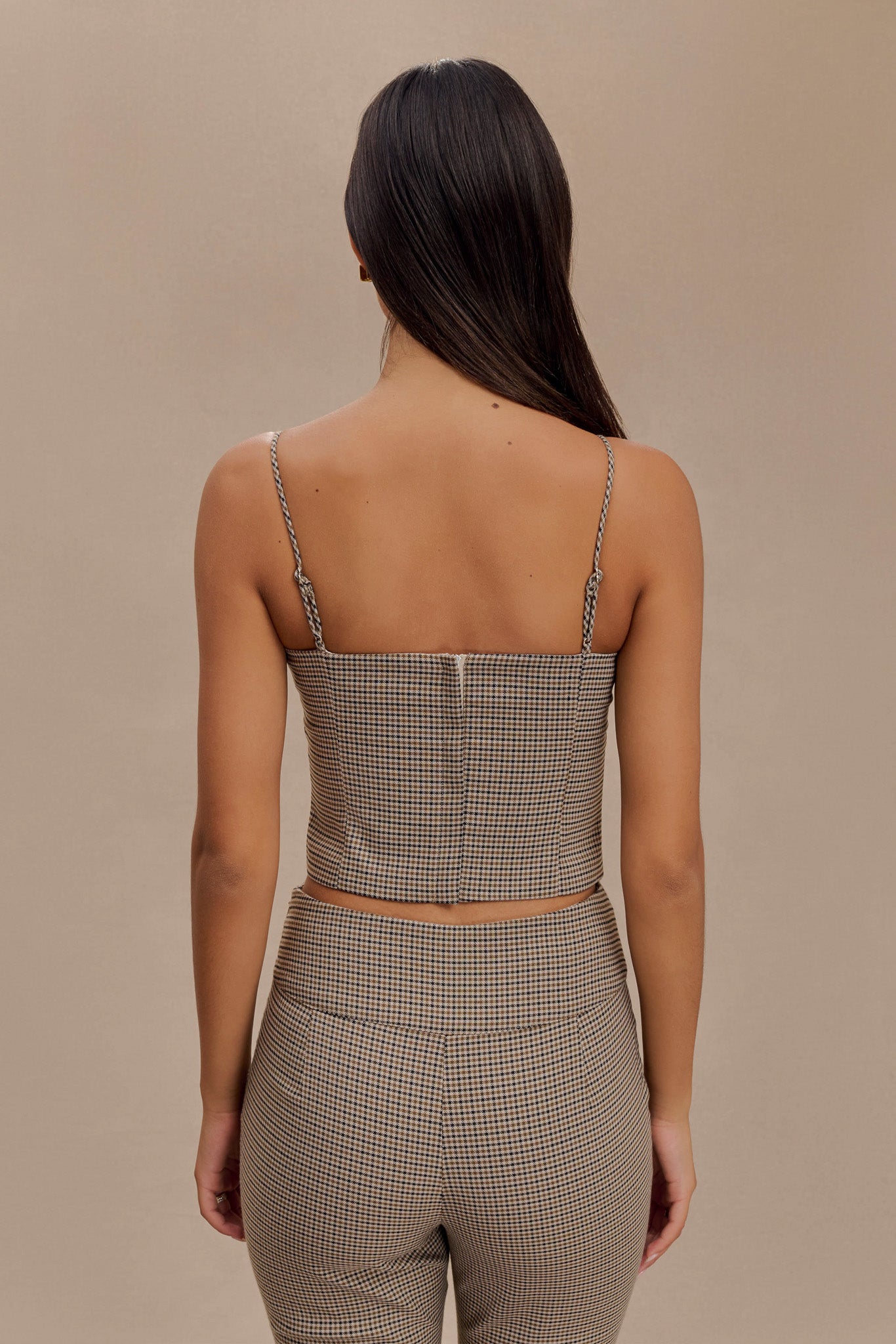 Levaru Aberley Crop Top - Tan Kareli