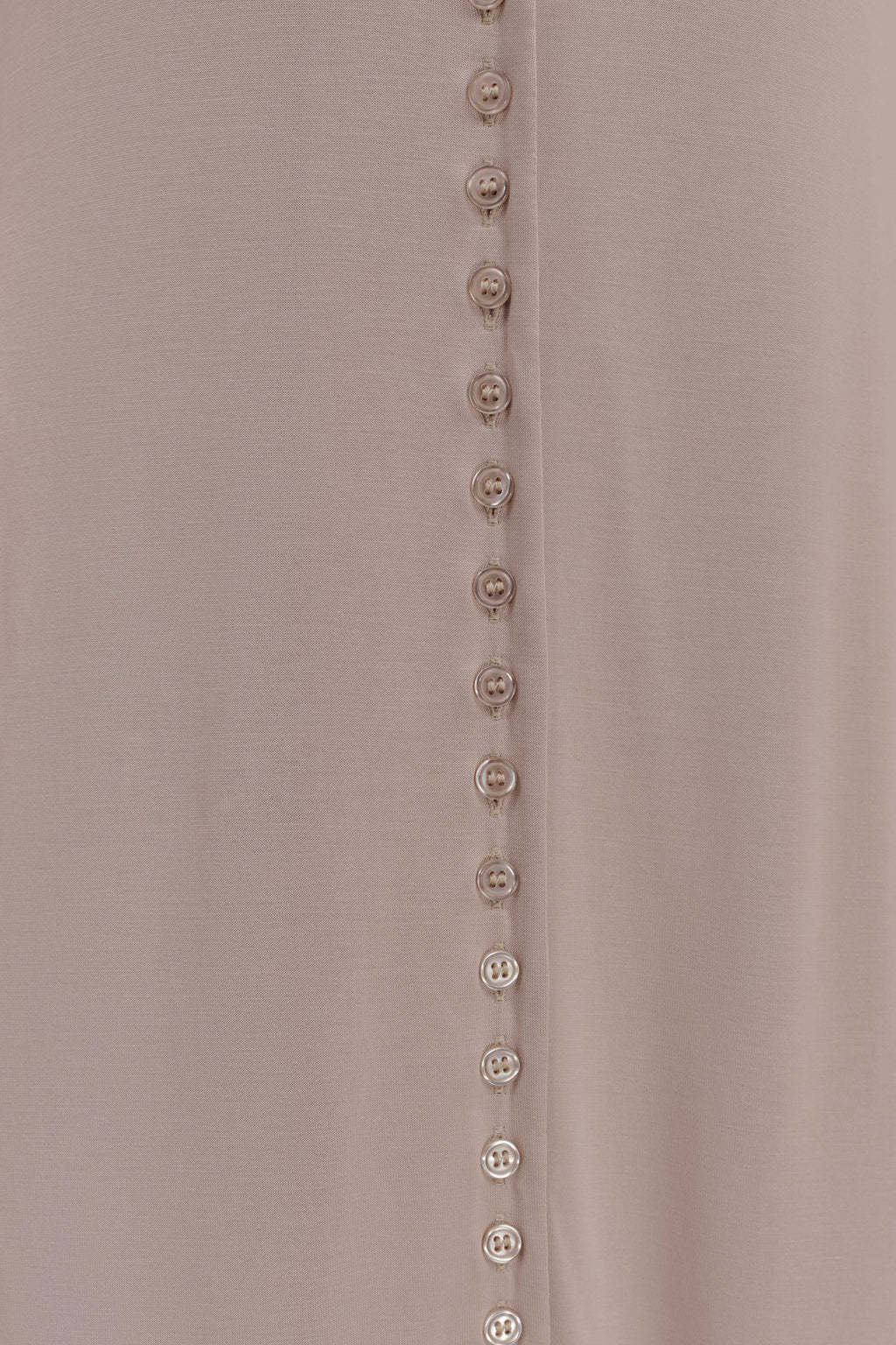 Levaru Anders Şeftali Jersey Midi Elbise - Taupe