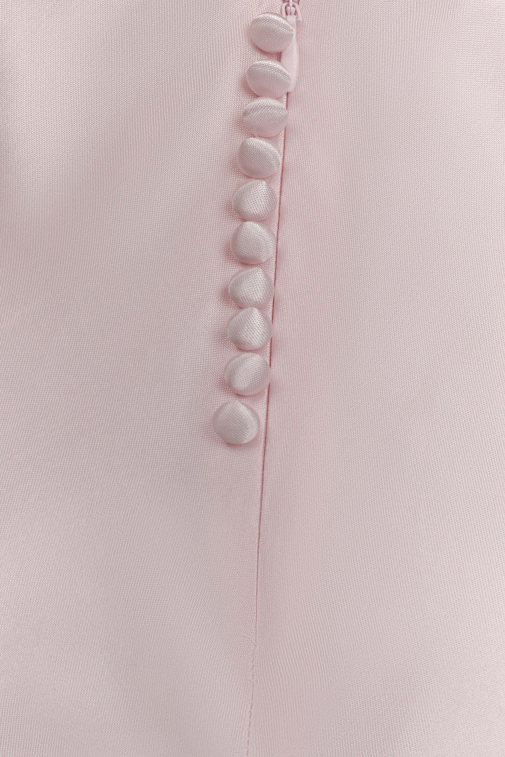Levauro  Esther Yanardöner Saten Cowl Maxi Elbise - Soluk Pembe