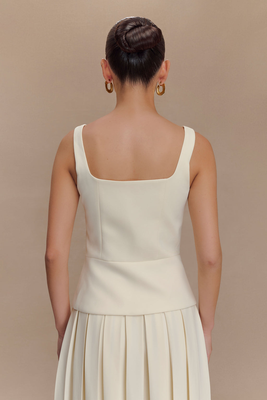 Levauro  Sunny Takım Elbise Peplum Üst - Fildişi