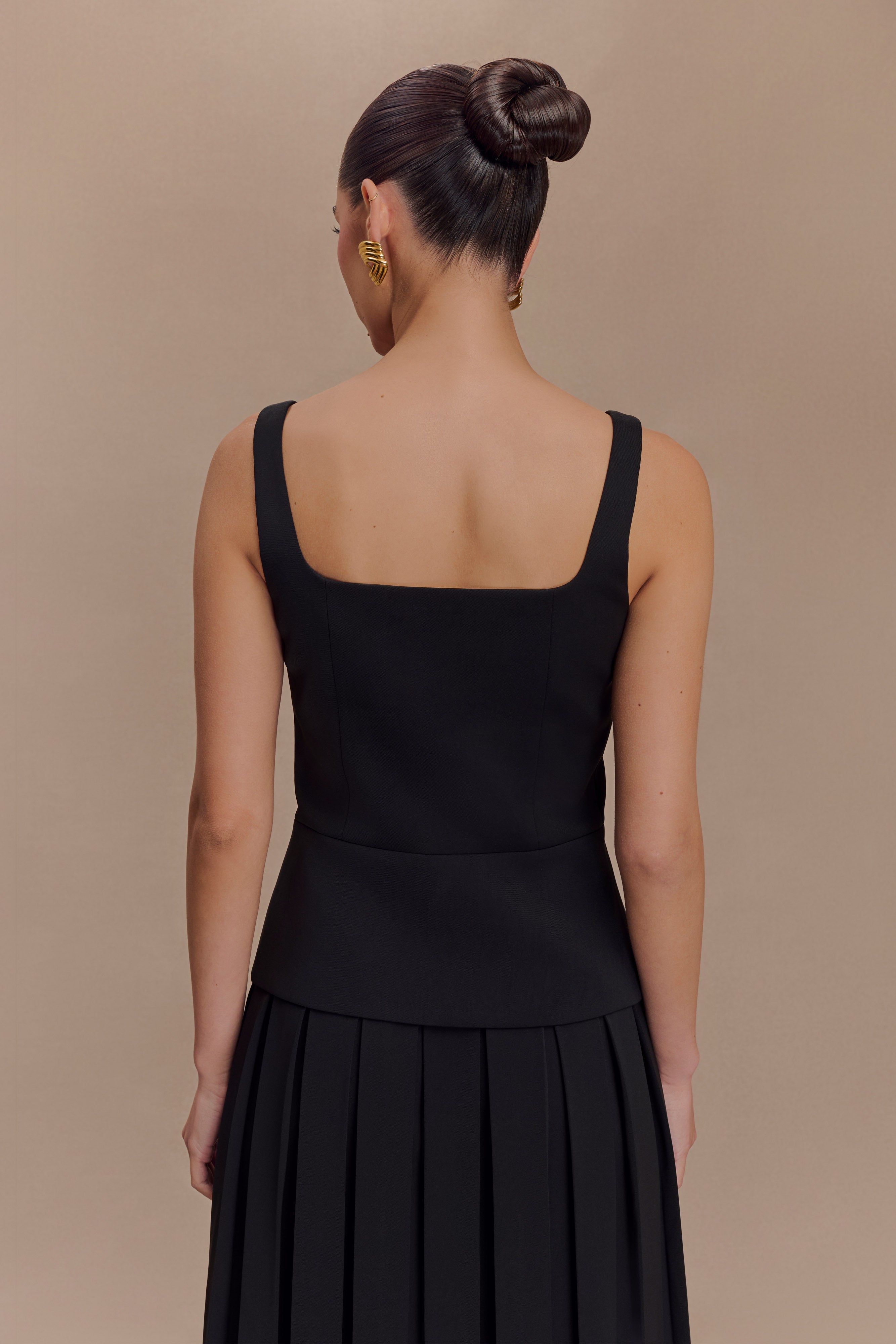 Levauro  Sunny Takım Peplum Üst - Siyah