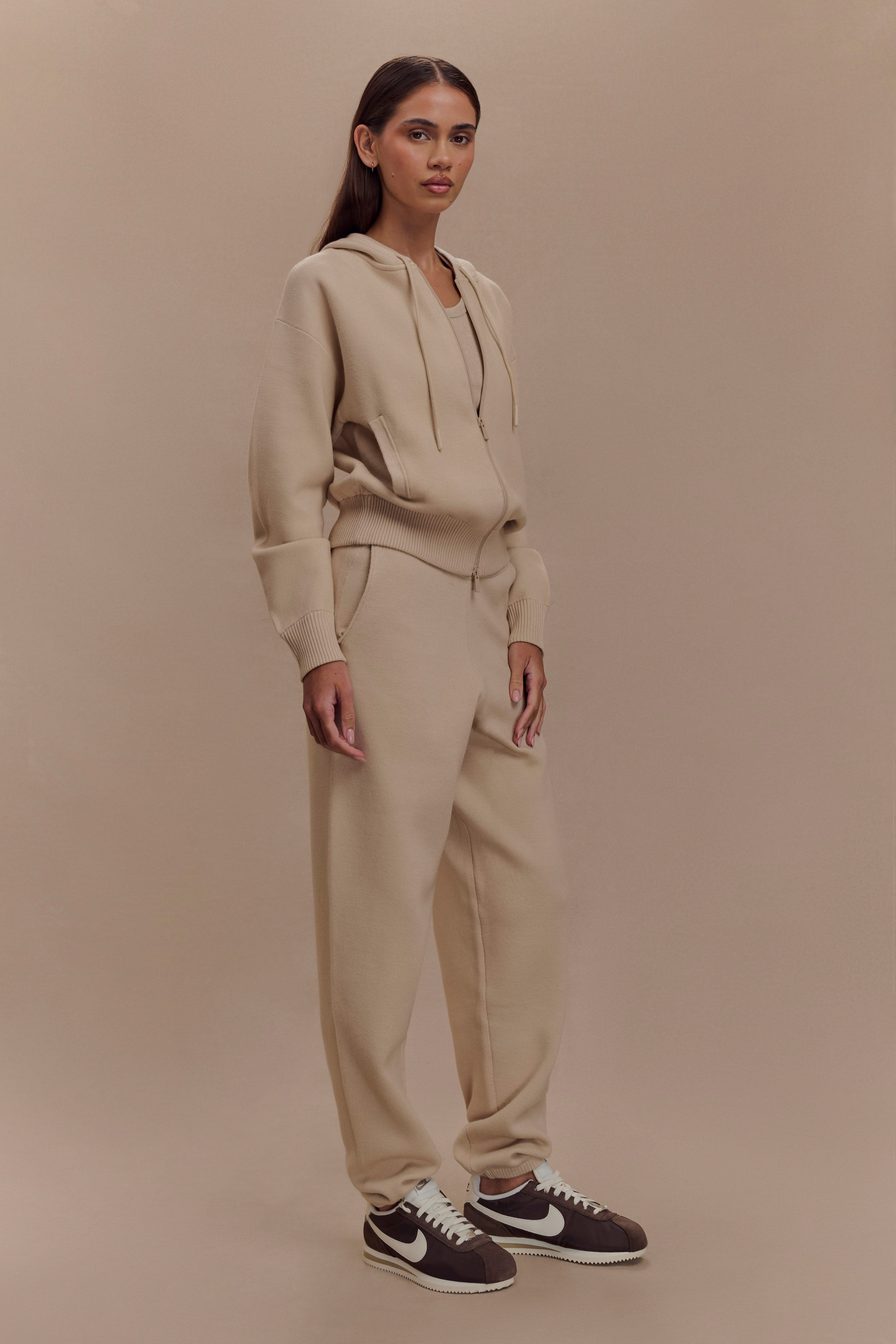 Levauro  Sami Örgü Jogger - Camel