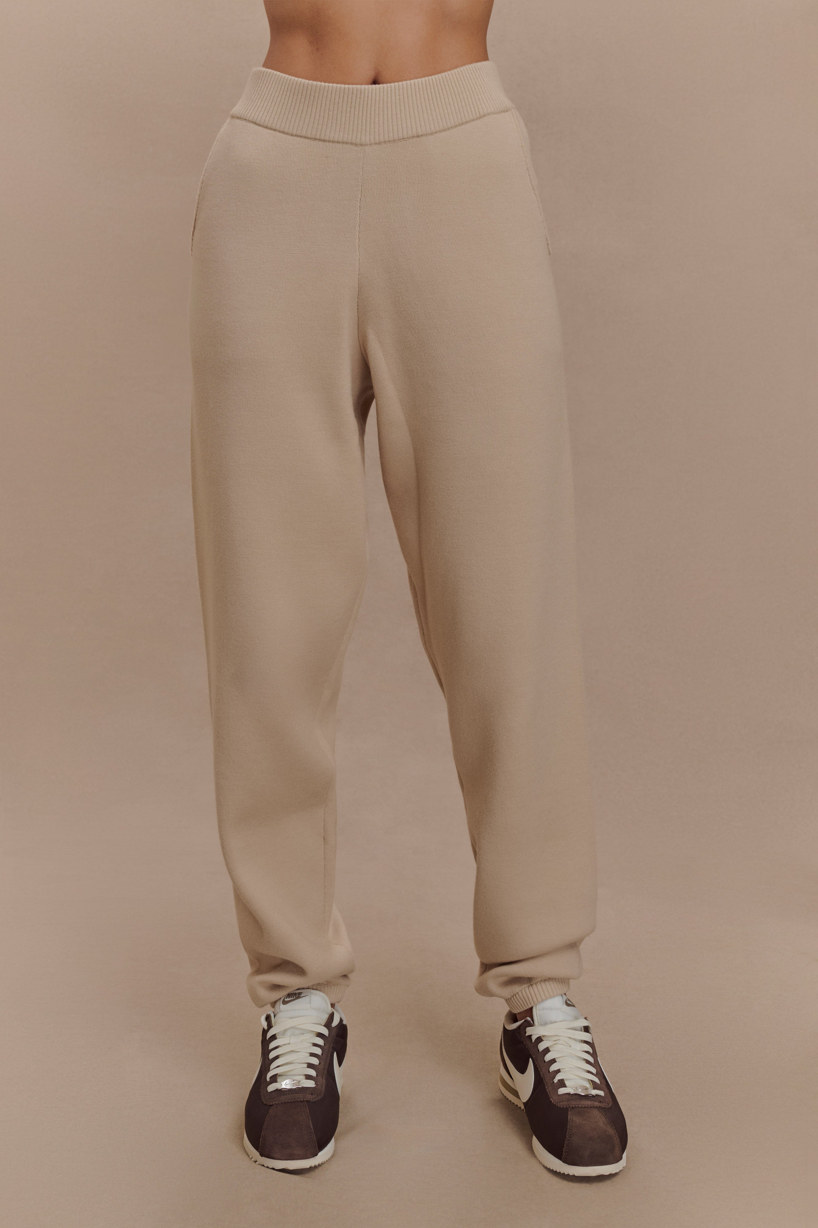 Levauro  Sami Örgü Jogger - Camel