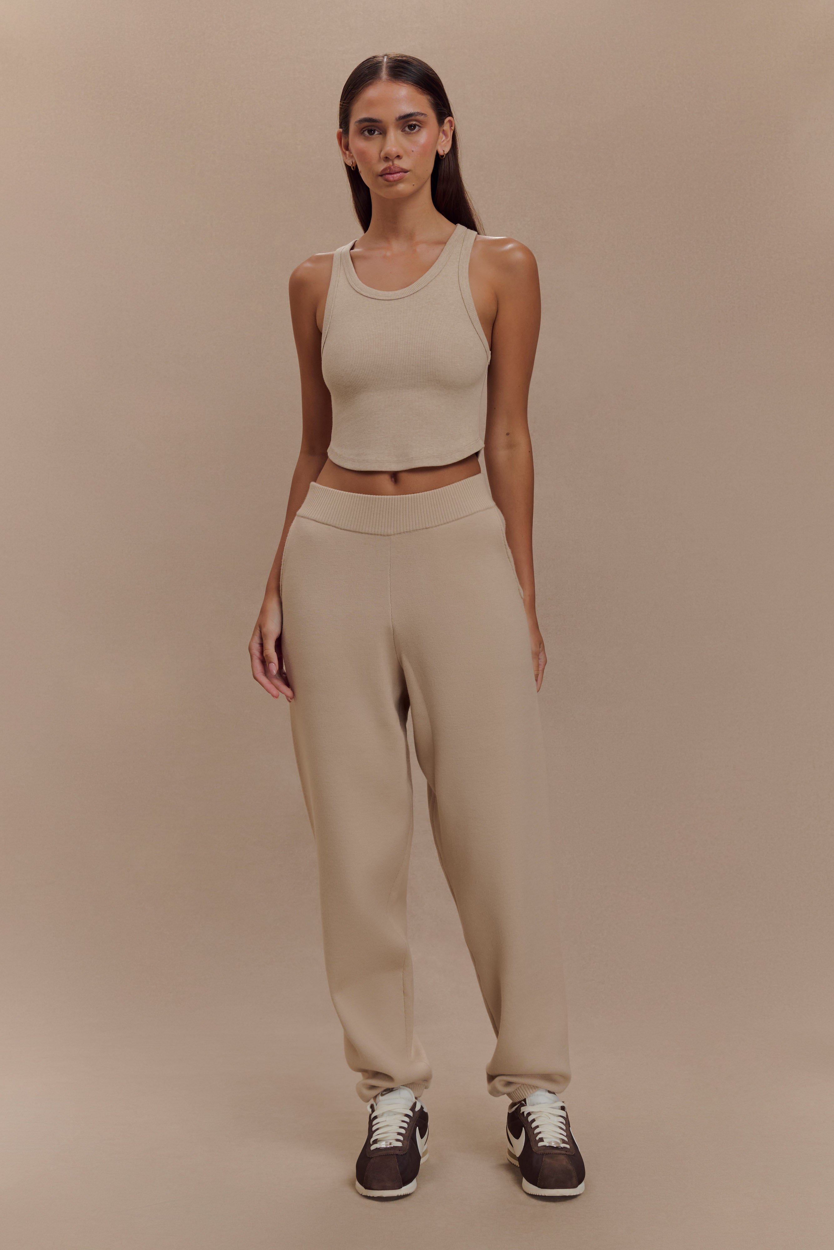 Levauro  Morgana Fitilli Kolsuz Bluz - Neutral Marle