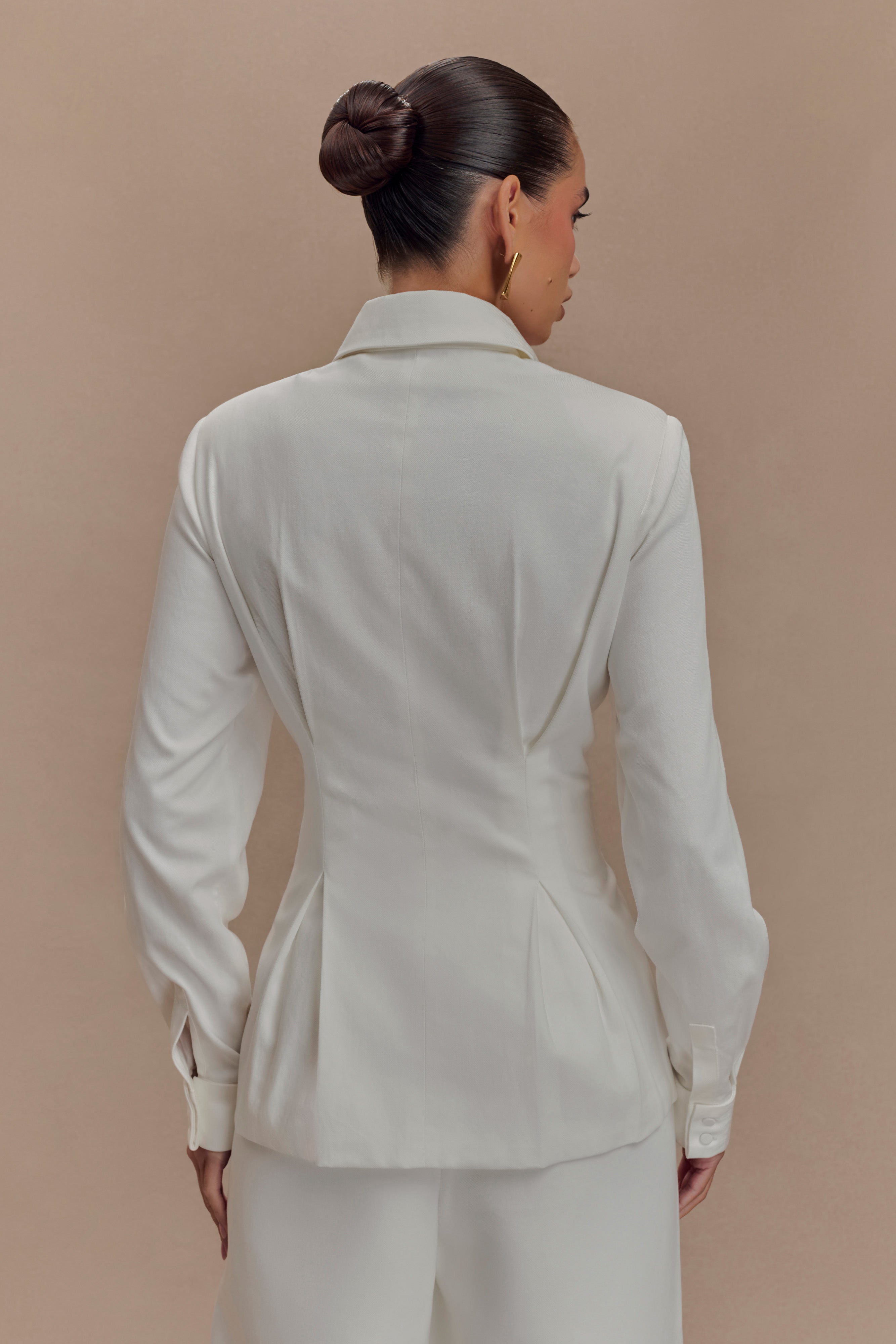Levauro Rhia Oversize Gömlek - Beyaz