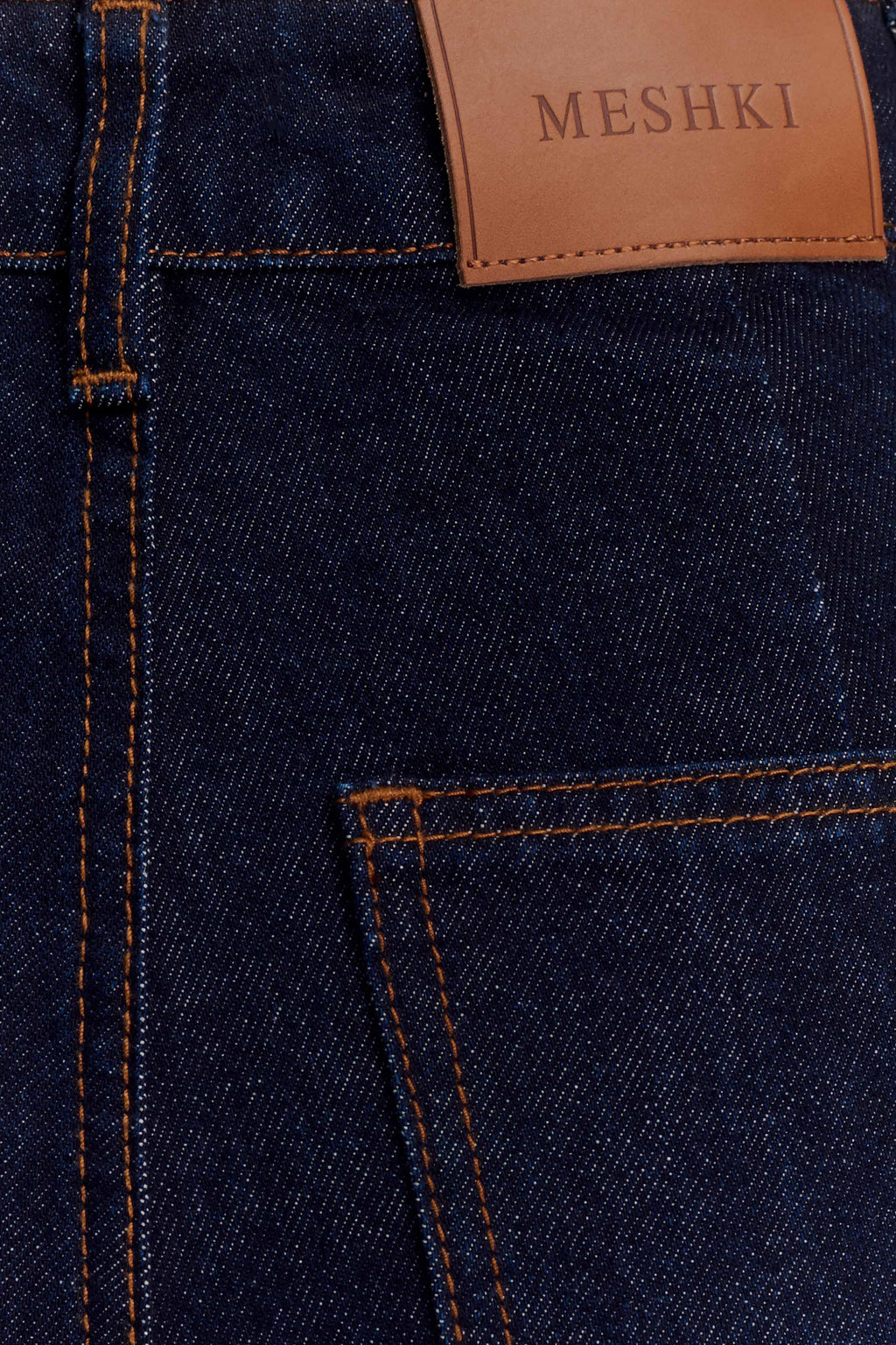 Levauro Jen Geniş Paça Flare Denim Jeans - İndigo Mavi