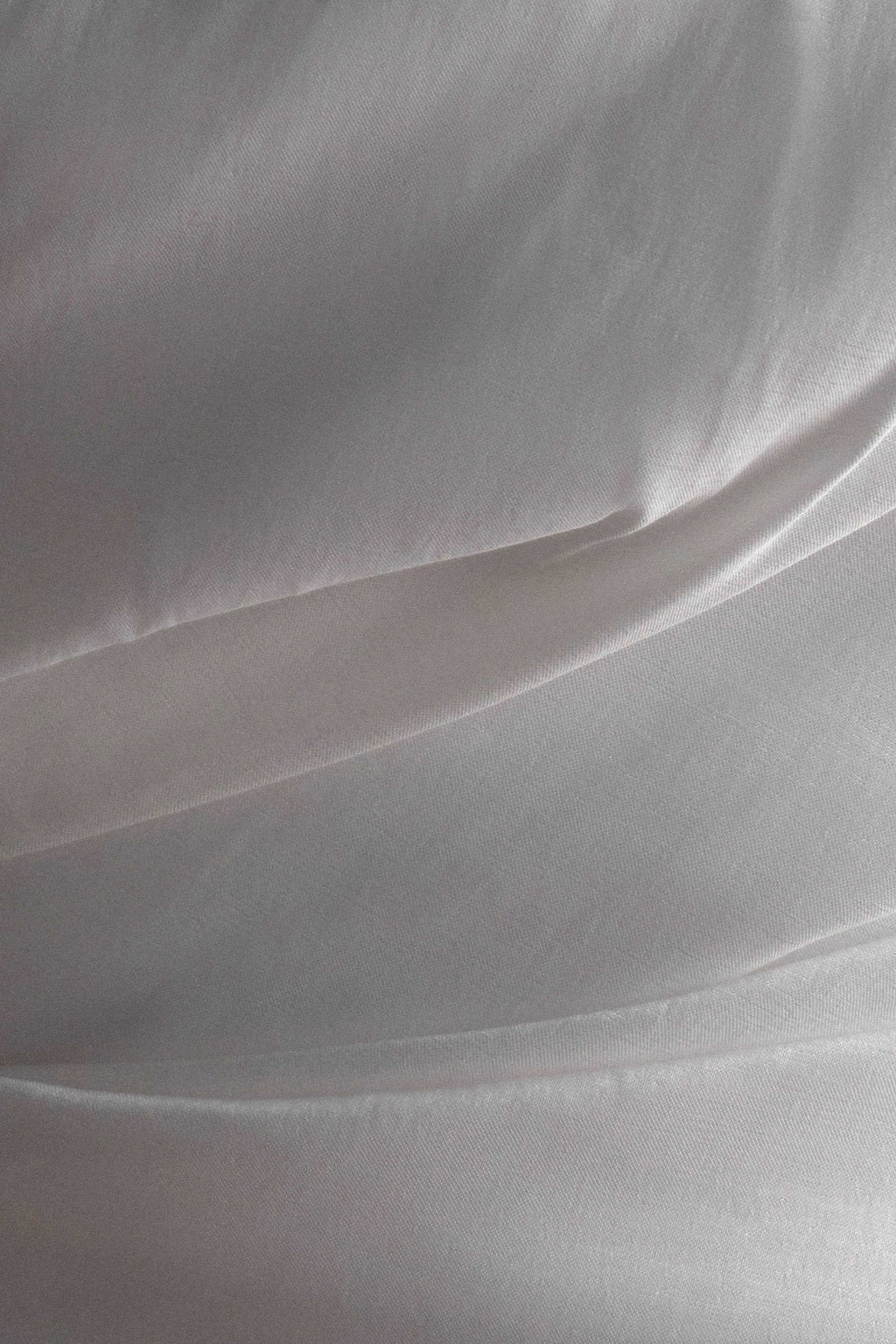 Levauro Leslie Büzgülü Tafta Mini Elbise - Beyaz