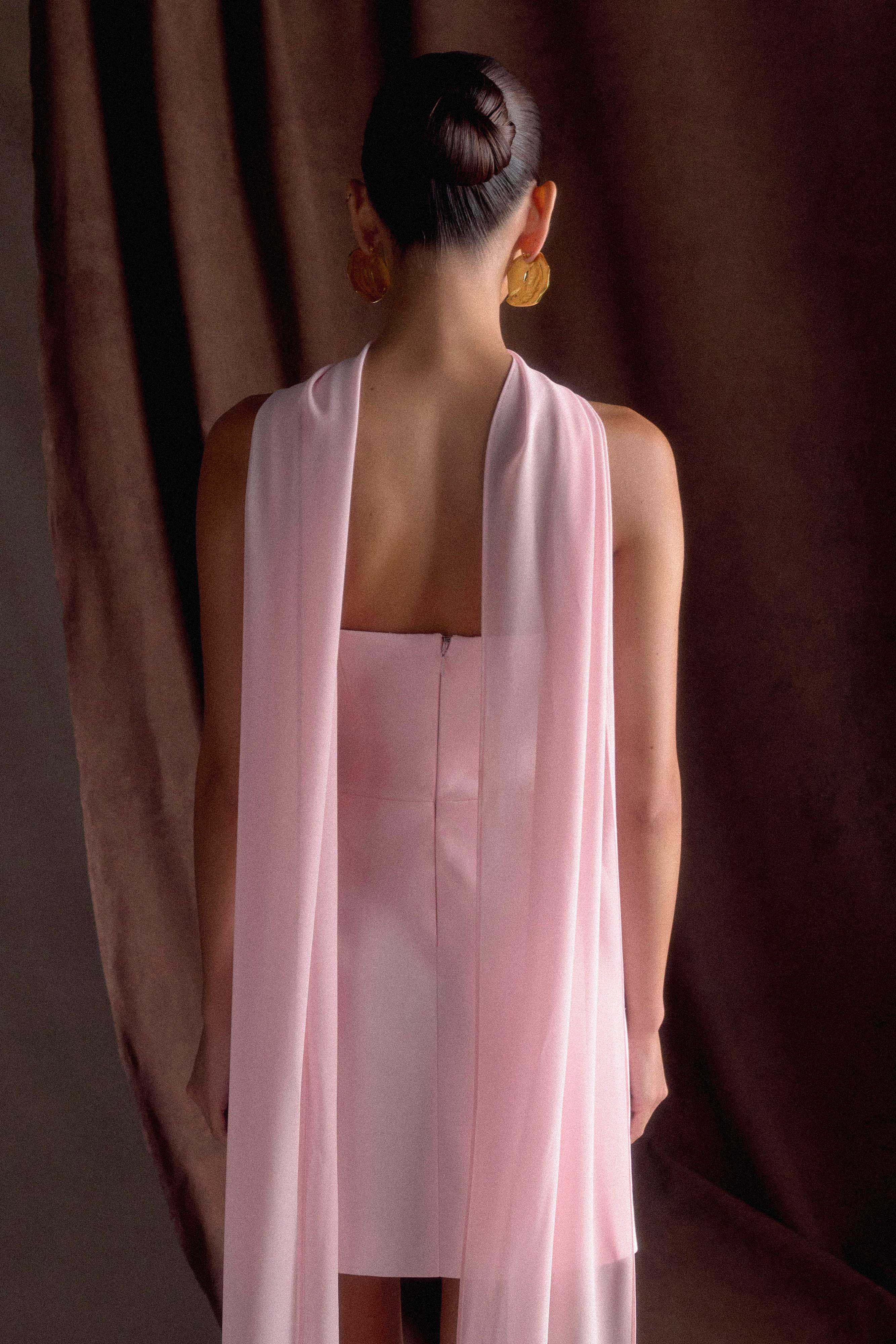 Levauro Orellia Straplez Takım Elbise Mini Elbise - Soft Pembe