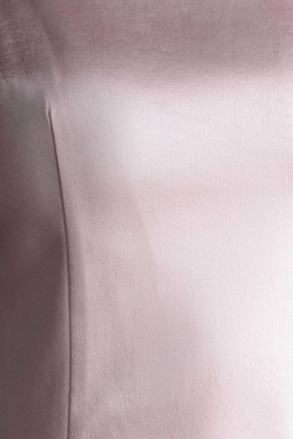 Levauro Mor Kolsuz Saten Maxi Elbise - Soft Pembe