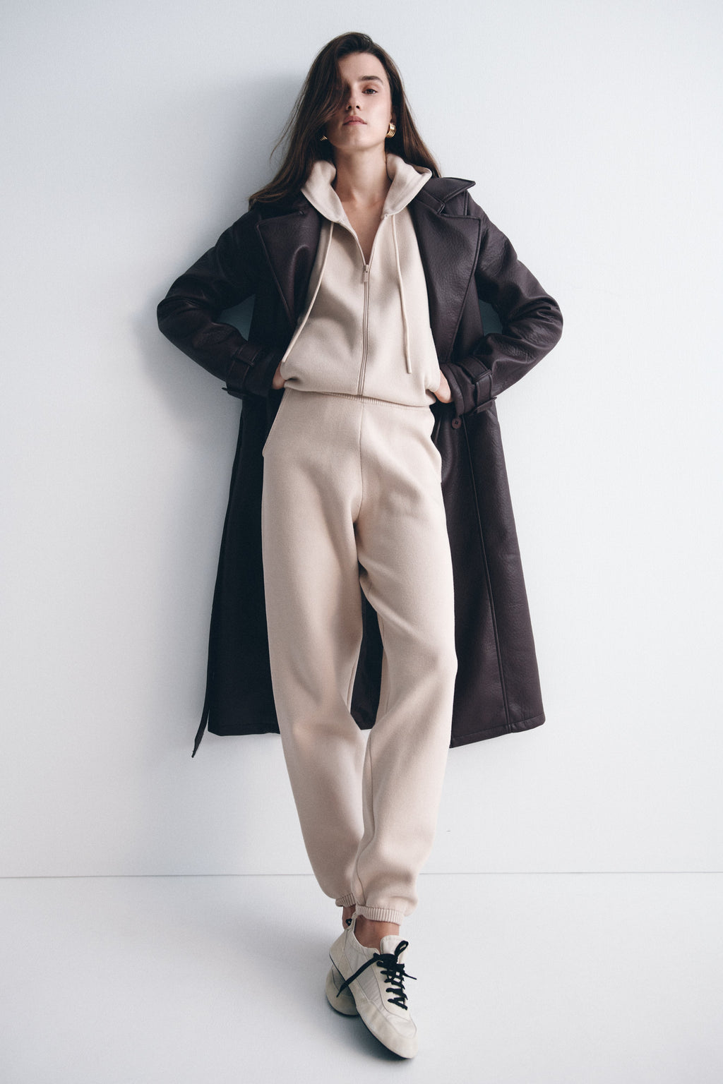 Levauro  Sami Örgü Jogger - Camel