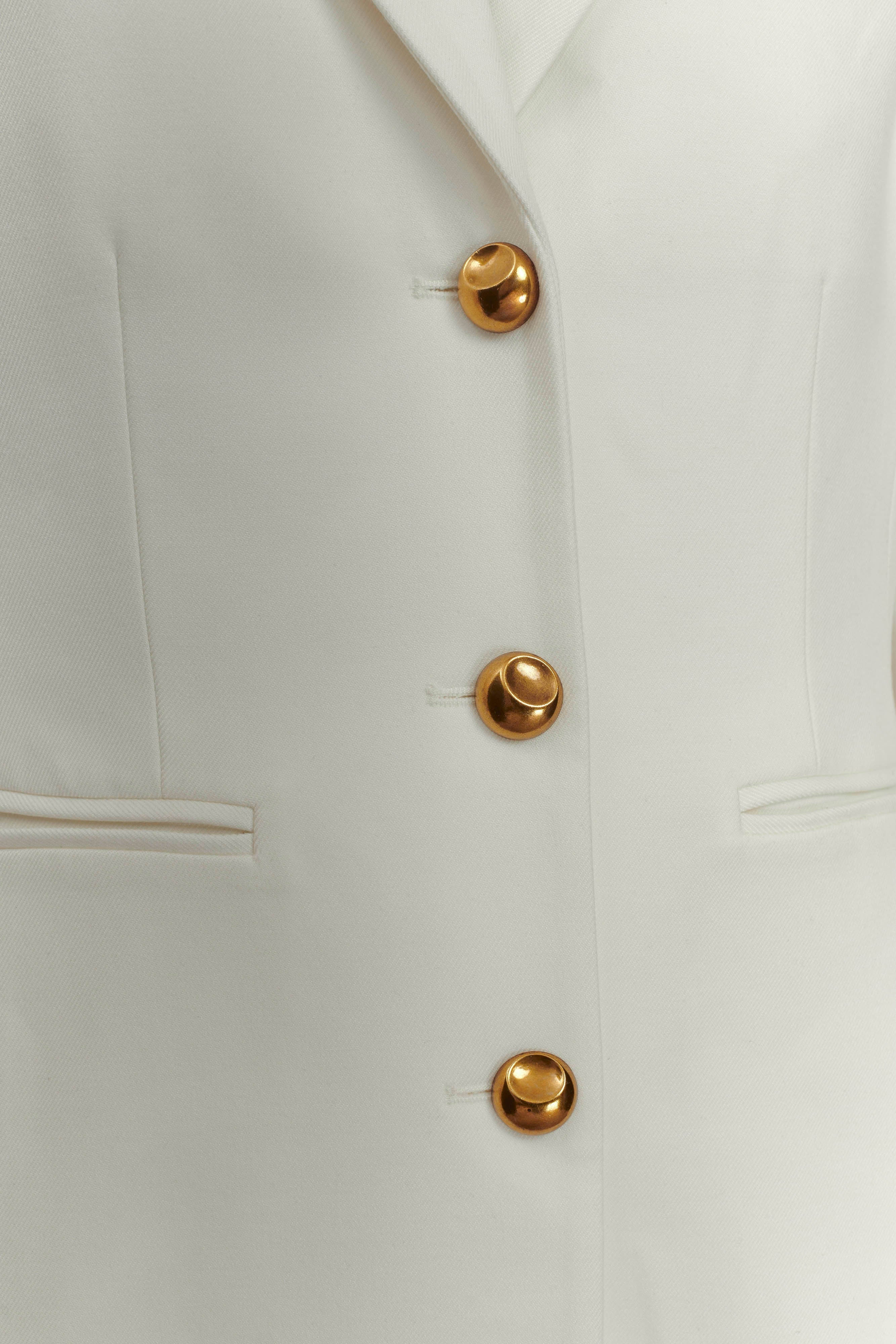 Levauro Bellamy Cinched Blazer - Fildişi