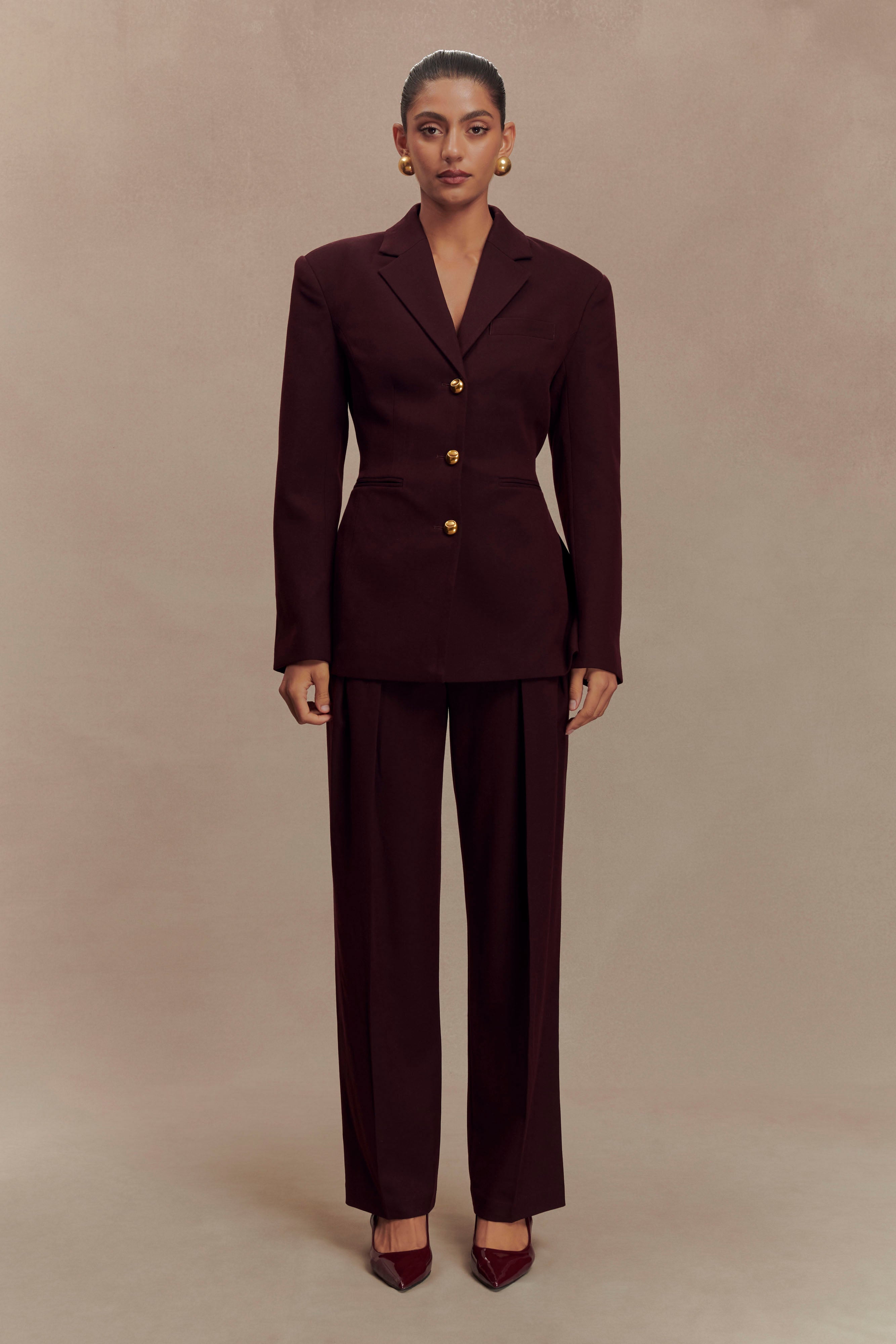 Levauro Bellamy Cinched Blazer - Maun