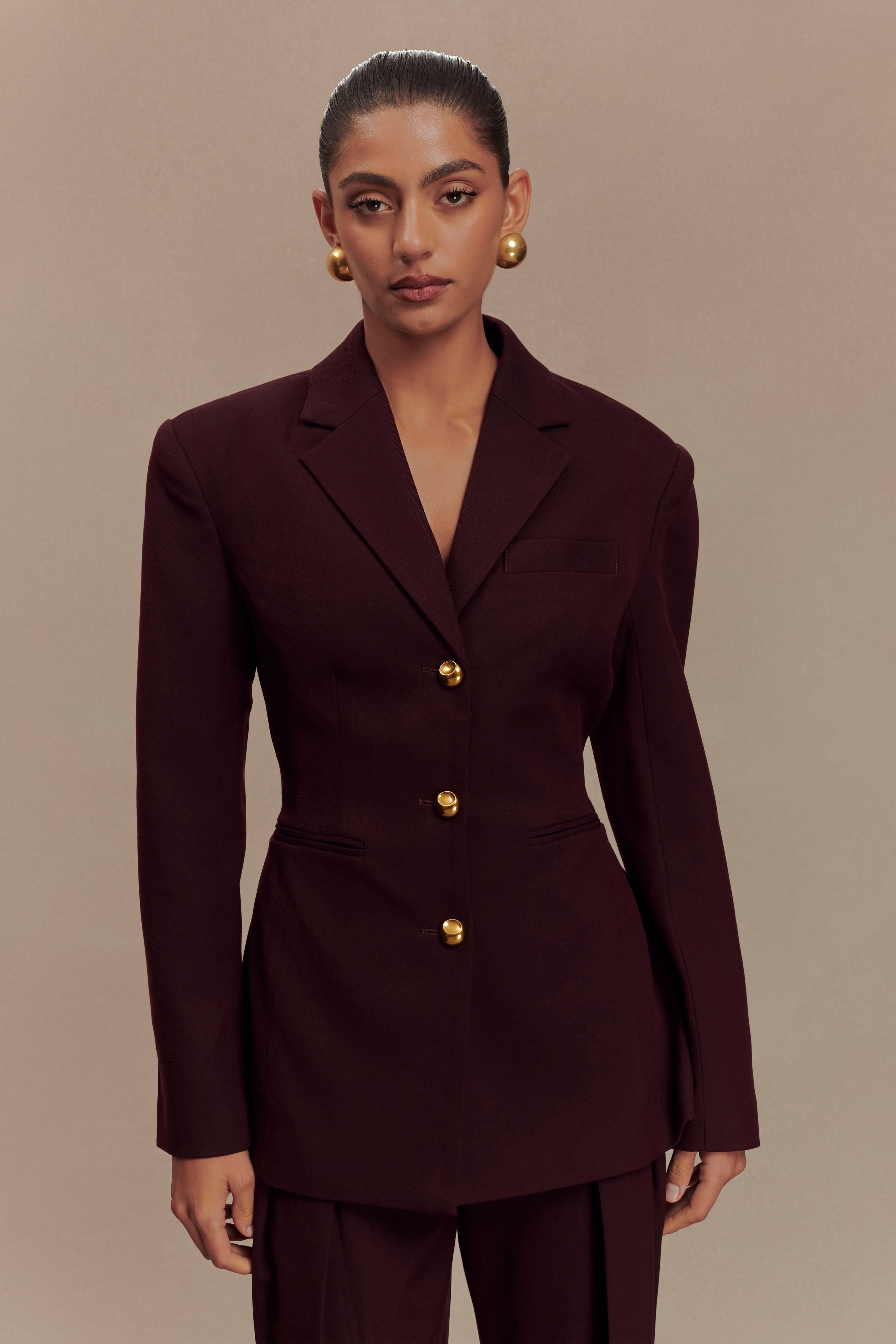 Levauro Bellamy Cinched Blazer - Maun