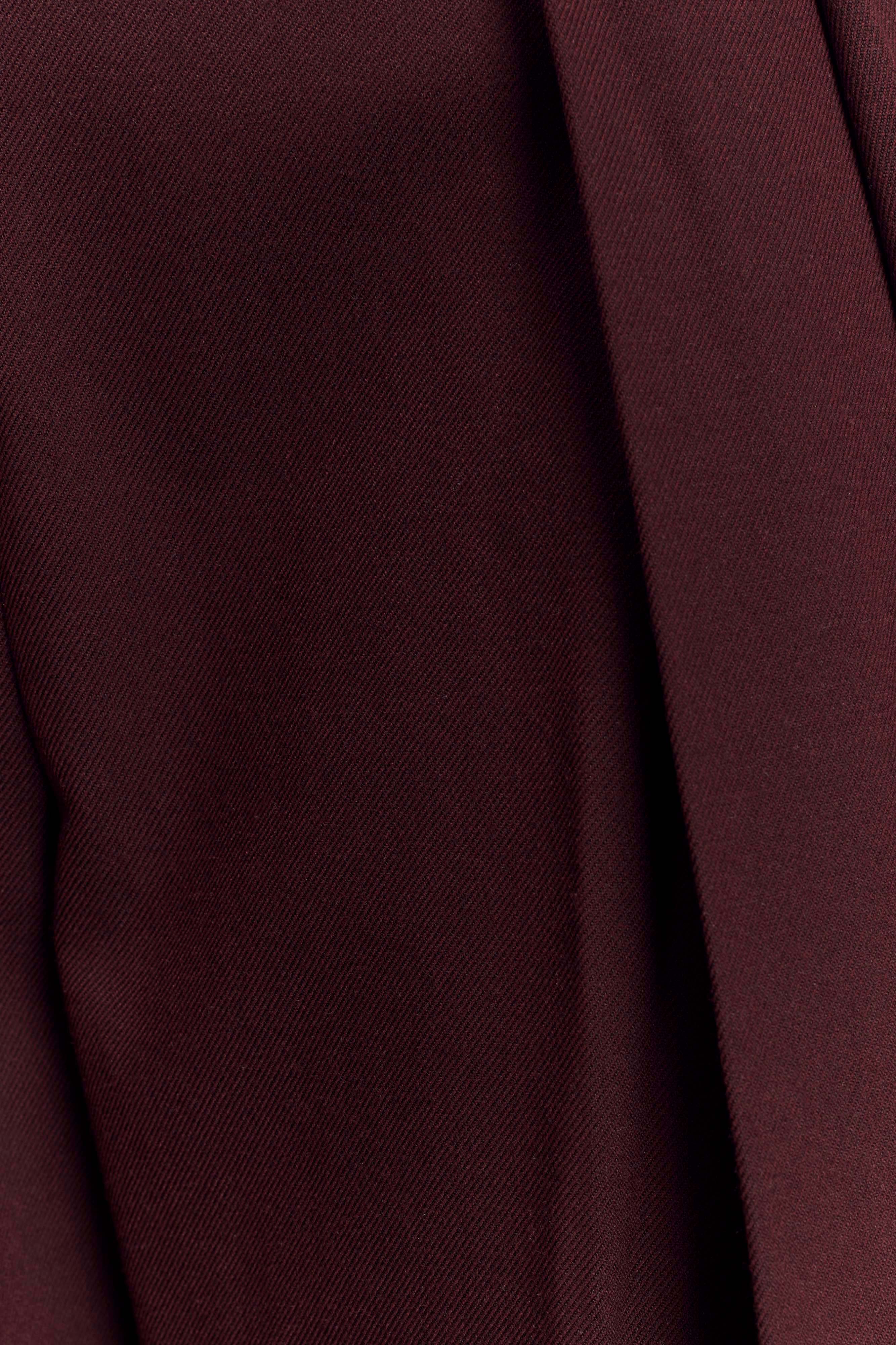 Levauro Penelope Piliseli Yüksek Bel Pantolon - Maun