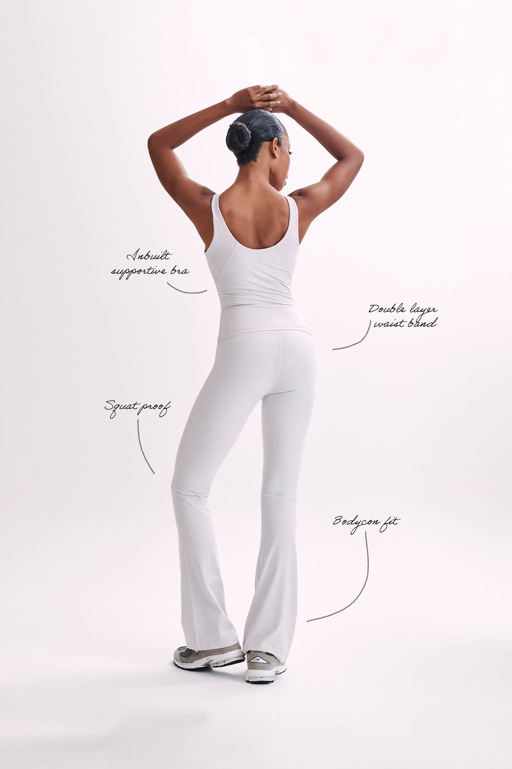 Levauro Nadine Yoga Üstü - Buz Grisi
