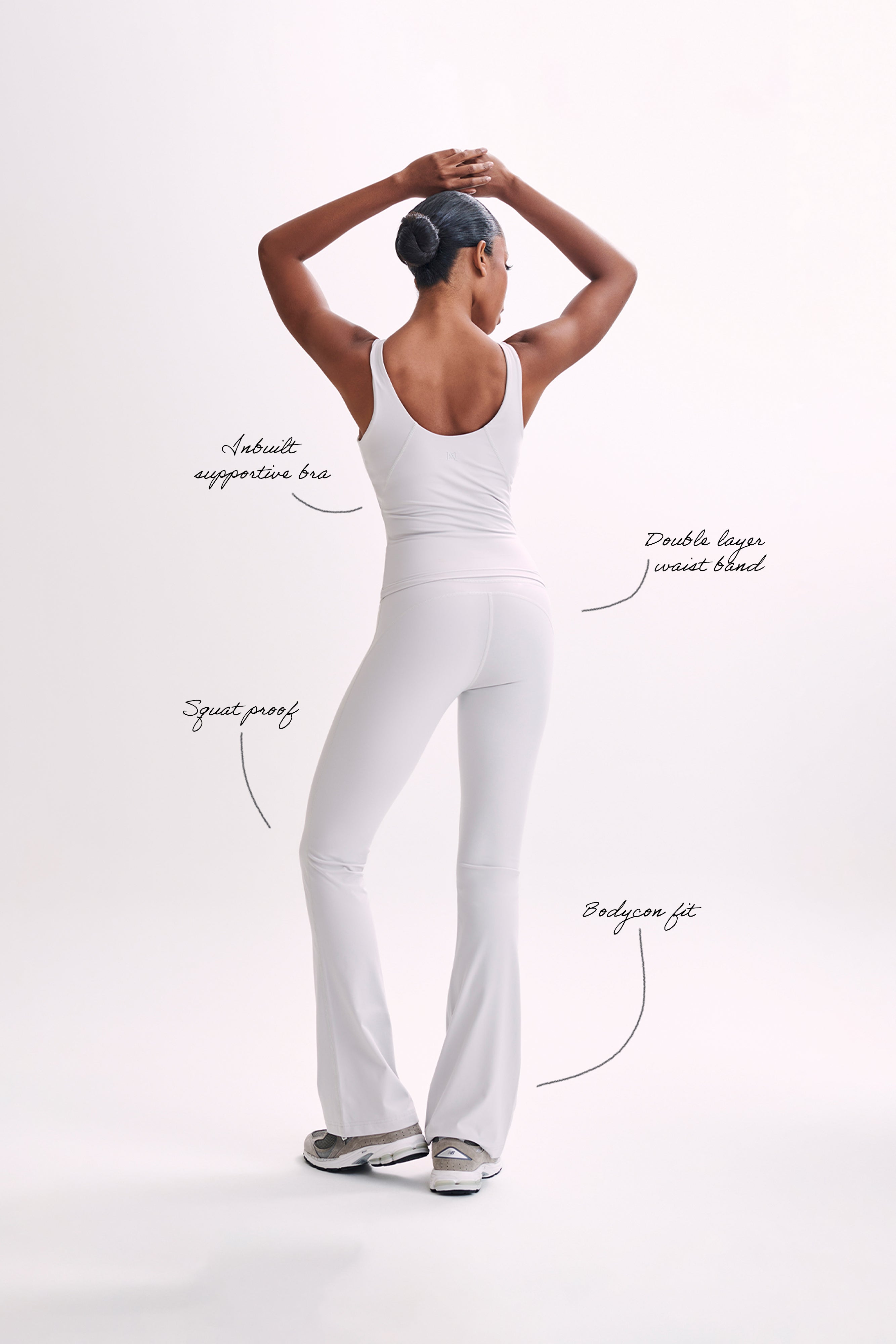 Levauro Nadine Yoga Üstü - Buz Grisi