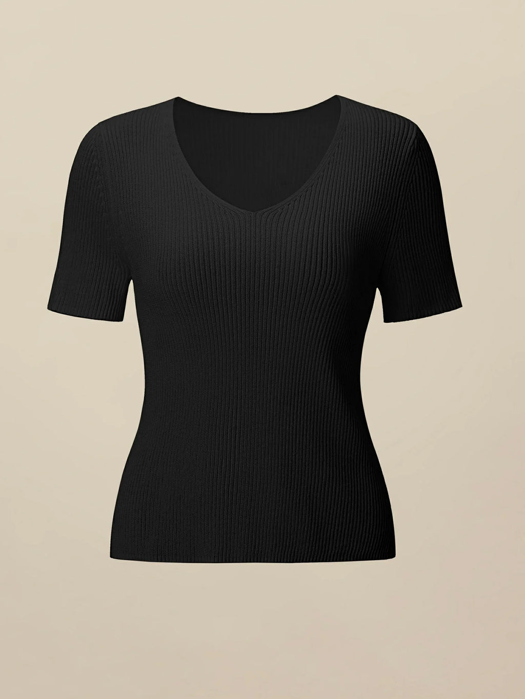 Levauro Keten ve Lyocell Slim Fit Günlük Basic Üst