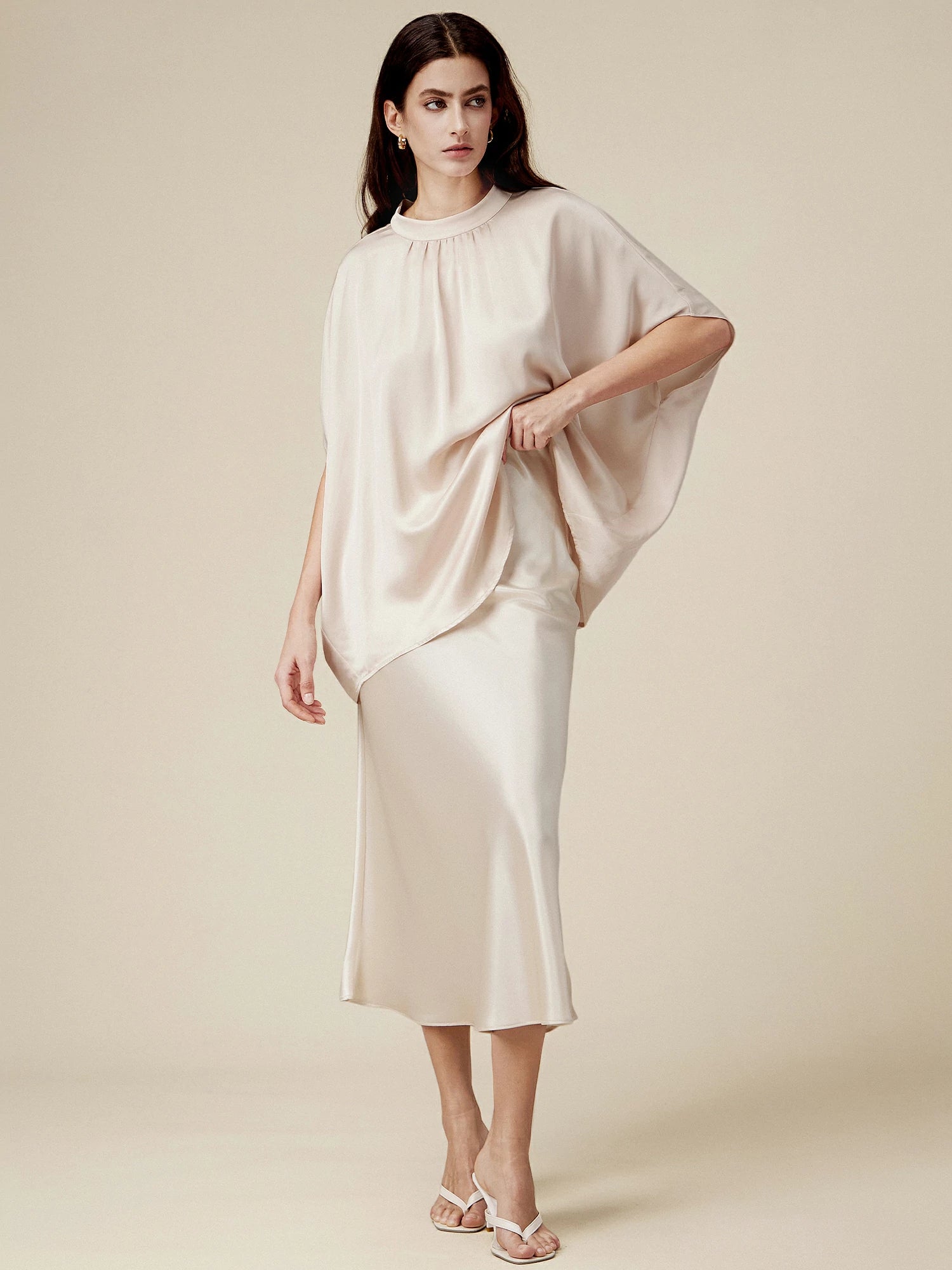 Levauro Asetat Saten Etek