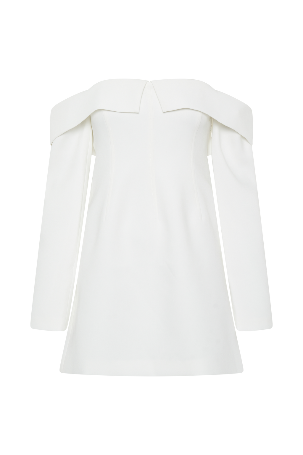 LevauroHugo Suiting Düşük Omuz Mini Elbise - Fildişi
