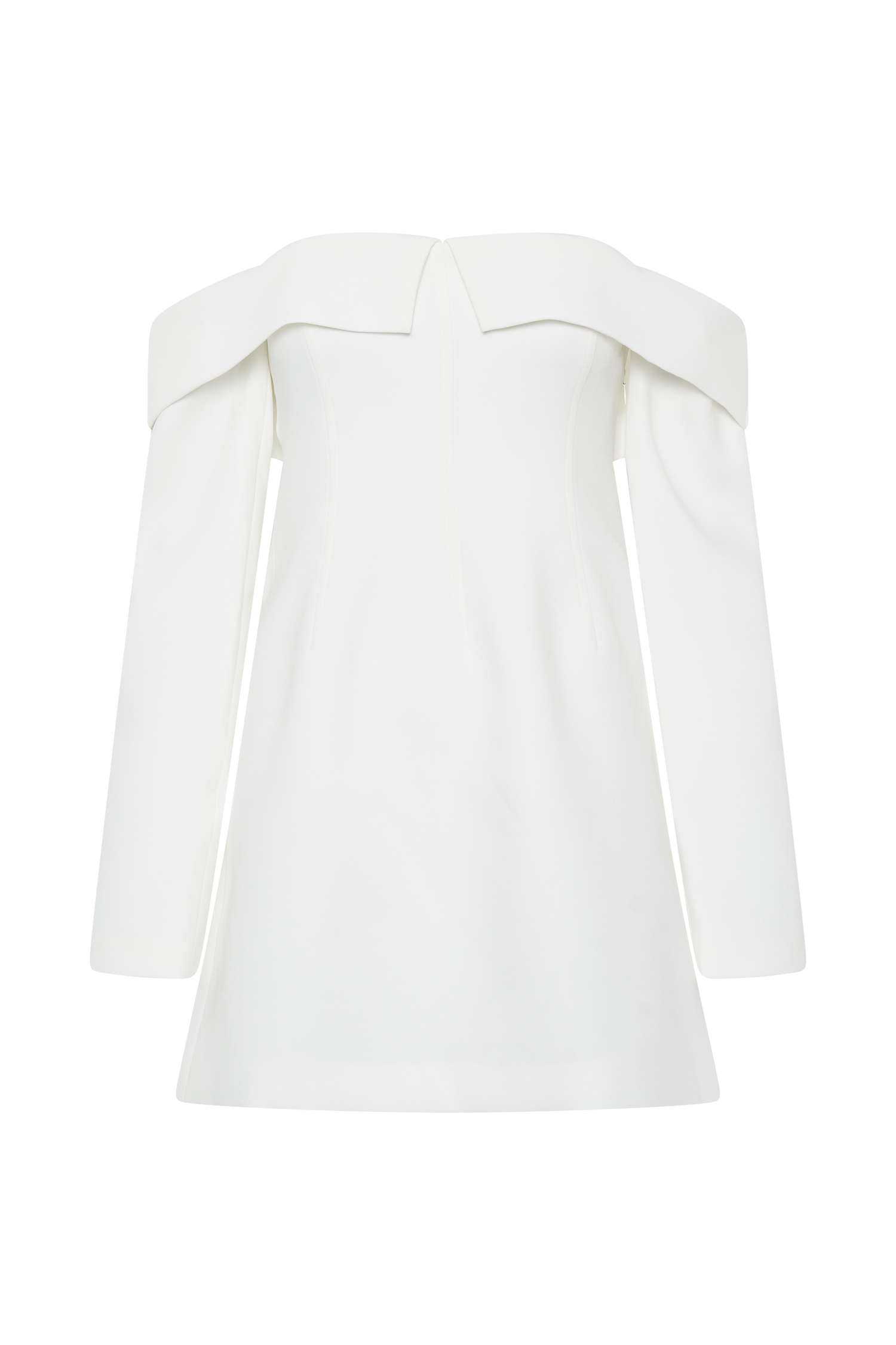 LevauroHugo Suiting Düşük Omuz Mini Elbise - Fildişi