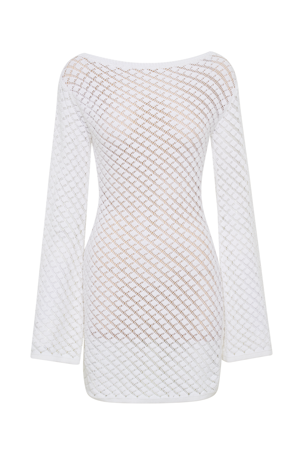Levauro  Galilea Örgü Mini Elbise - Fildişi