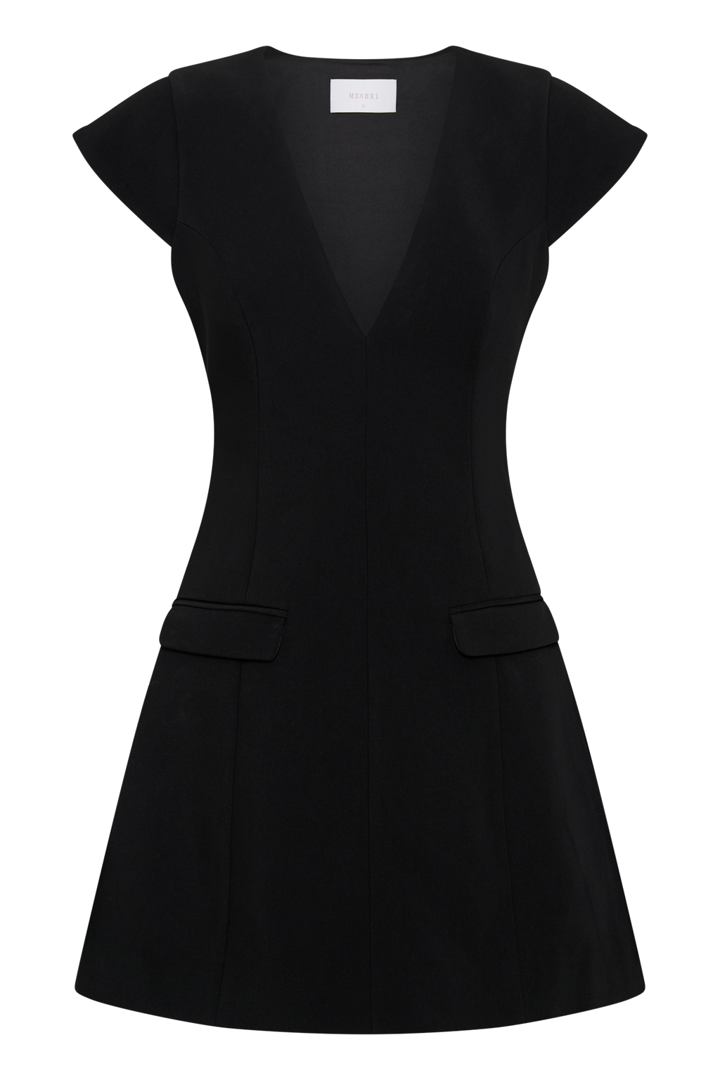 Levauro  Kiernan Kolsuz Blazer Elbise - Siyah