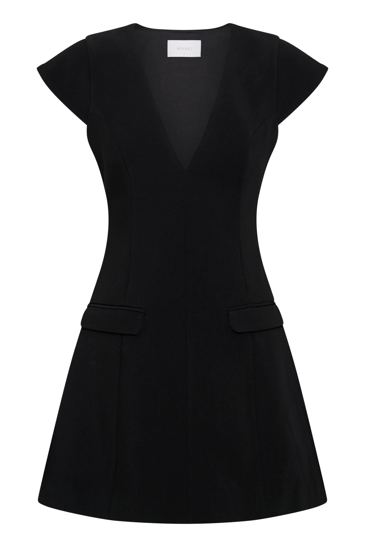Levauro  Kiernan Kolsuz Blazer Elbise - Siyah