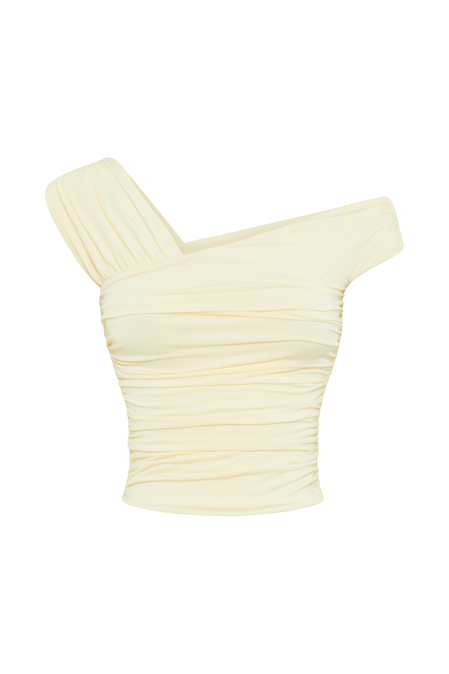 Levauro  Nicki Cut Out Kolsuz Üst - Limon Şerbeti