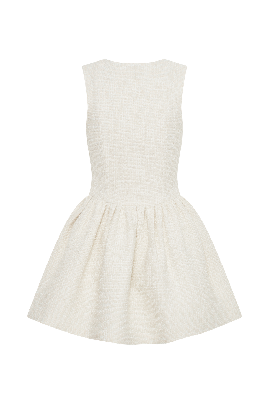 Levauro  Jennifer Boucle Mini Elbise - Fildişi