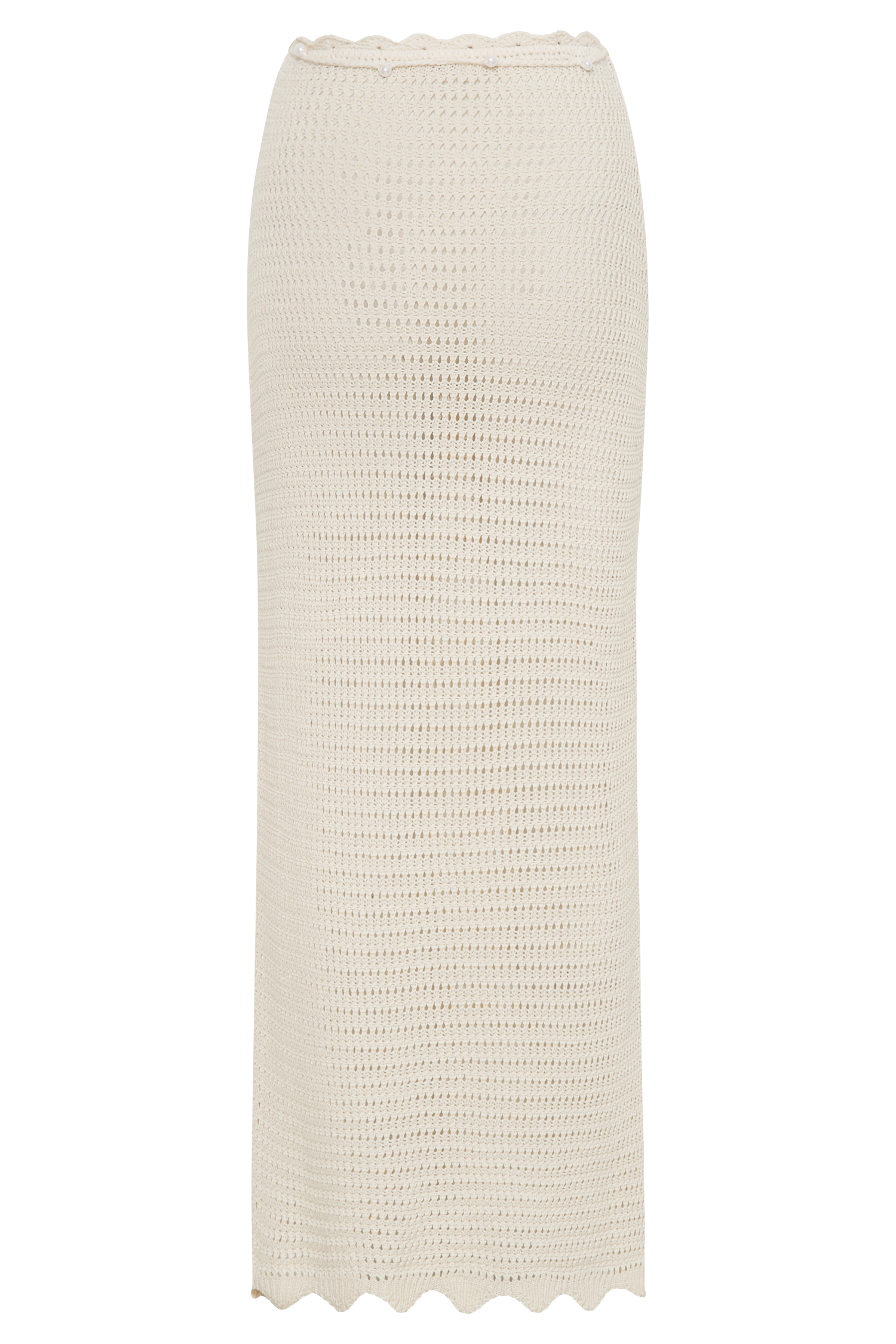 Levauro  Kira Örgü Maxi Etek - Buttercream