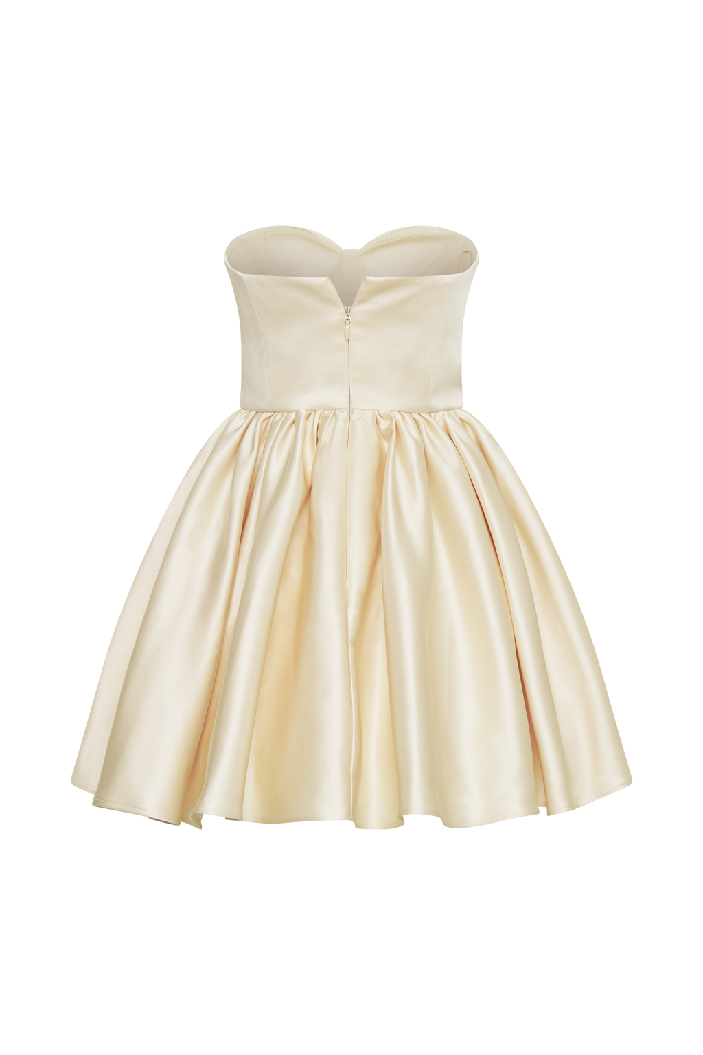 Levauro  Hollie Yapılı Korse Mini Elbise - Gold