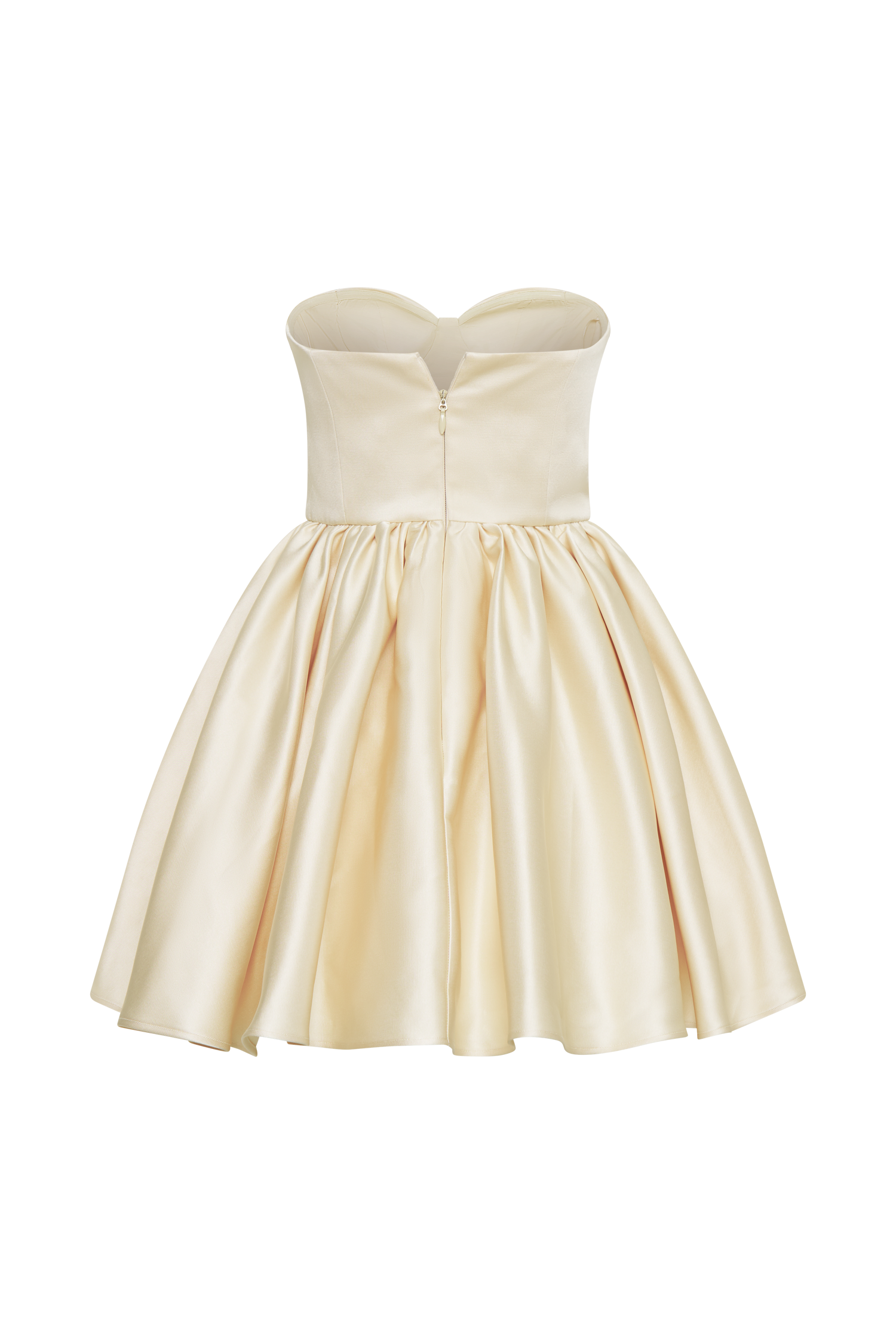 Levauro  Hollie Yapılı Korse Mini Elbise - Gold