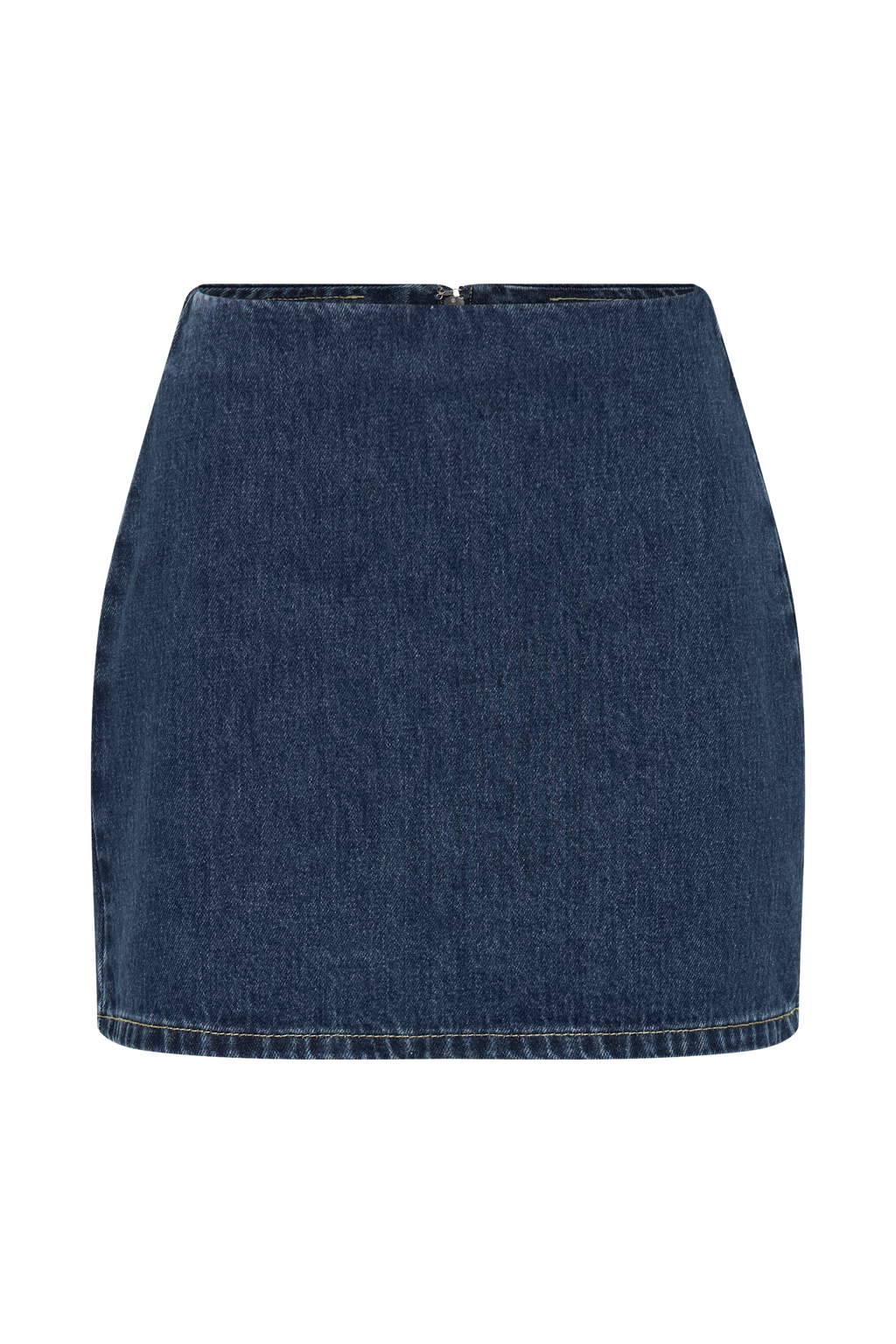 Levauro Ellie Denim Mini Etek - Koyu Mavi