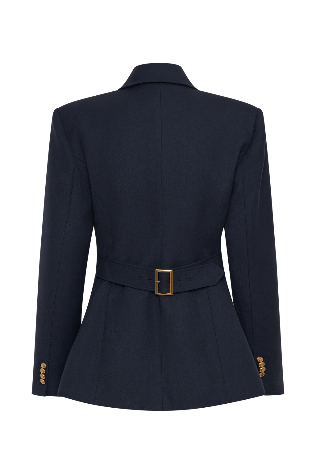 Levaru Bellamy Cinched Blazer - Koyu Lacivert