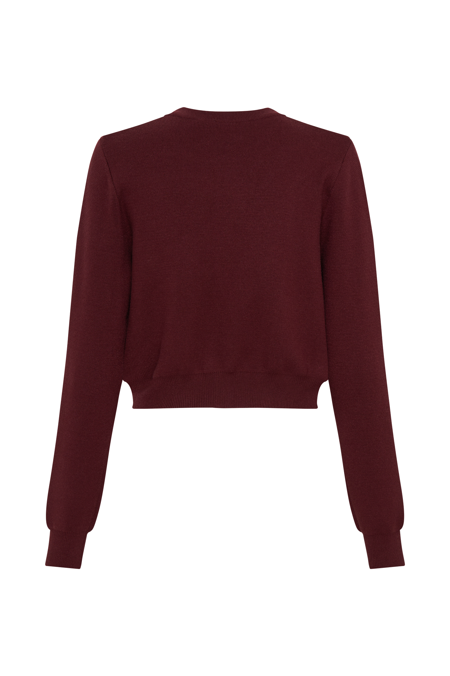 Levaru Tabitha Örgü Hırka - Merlot