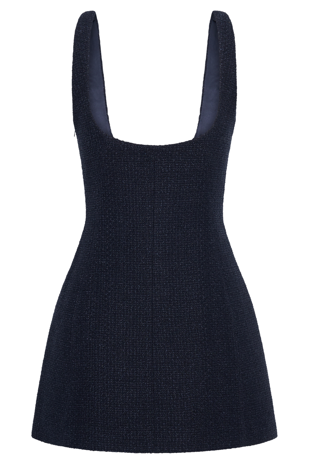 Levauro  Beth Buklet Mini Elbise - Lacivert