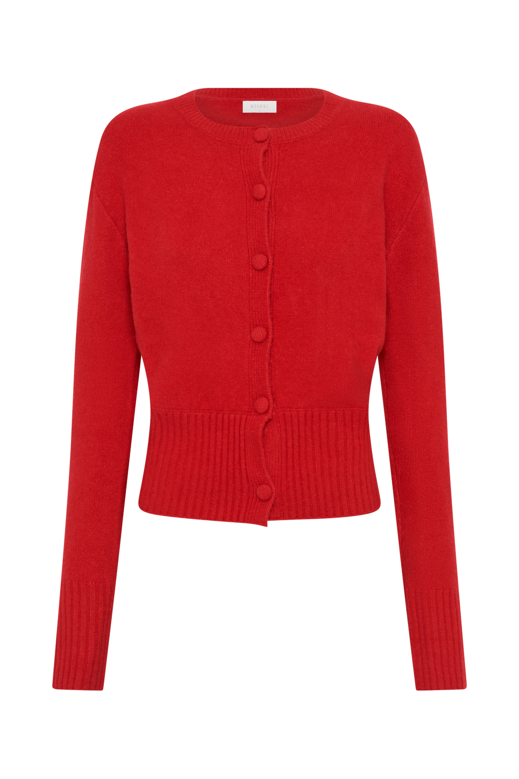 Levaru  Genevieve Oversize Triko Hırka - Yakut
