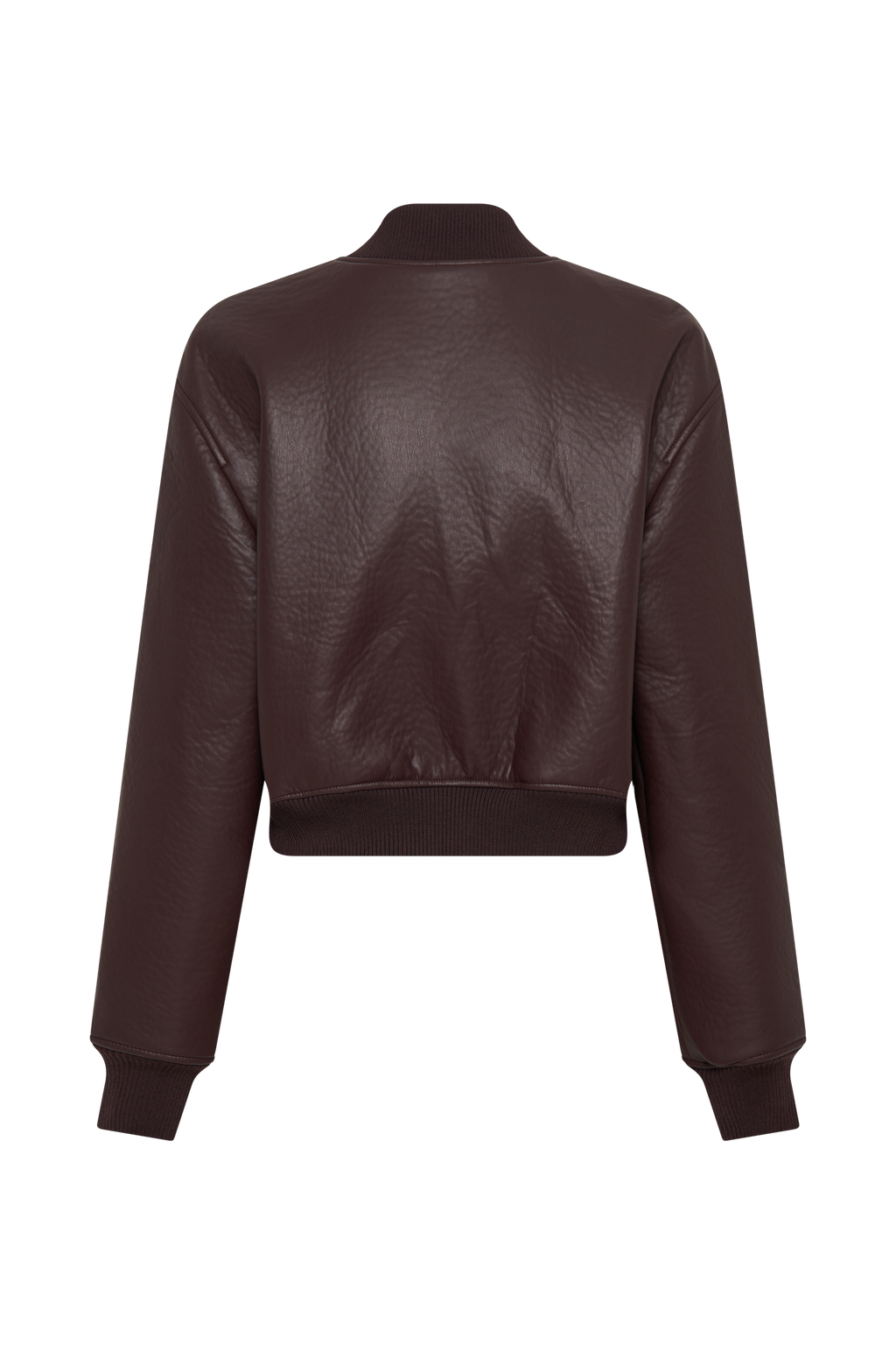 Levaru  Codi Suni Deri Bomber Ceket - Merlot