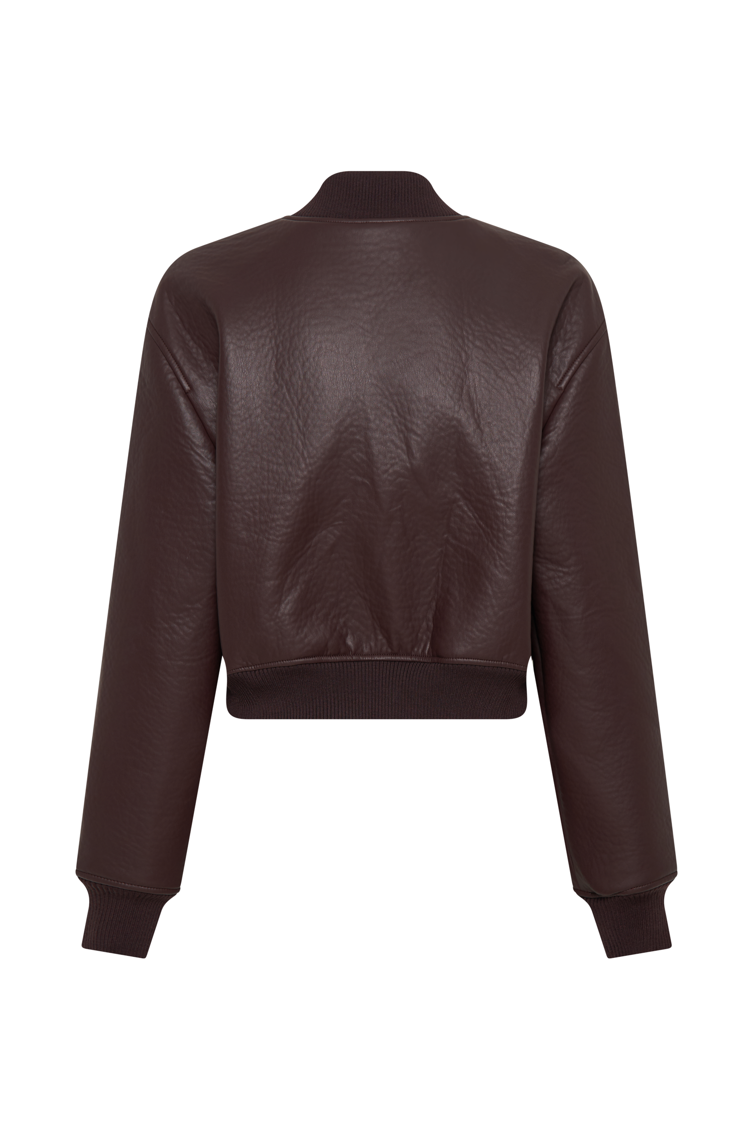 Levaru  Codi Suni Deri Bomber Ceket - Merlot