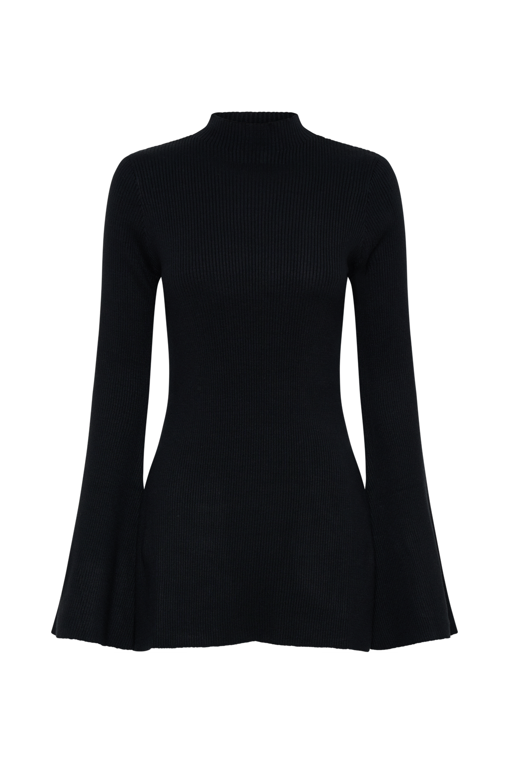Levauro Jovie Oversize Örgü Kazak - Siyah