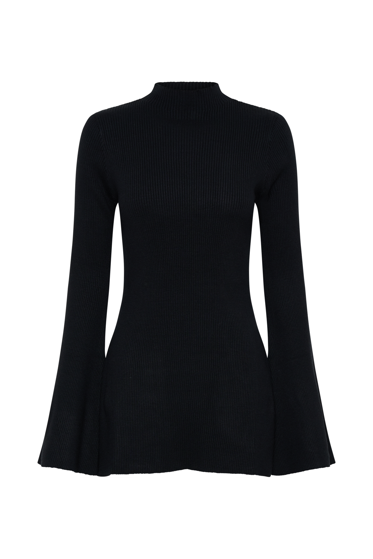 Levauro Jovie Oversize Örgü Kazak - Siyah